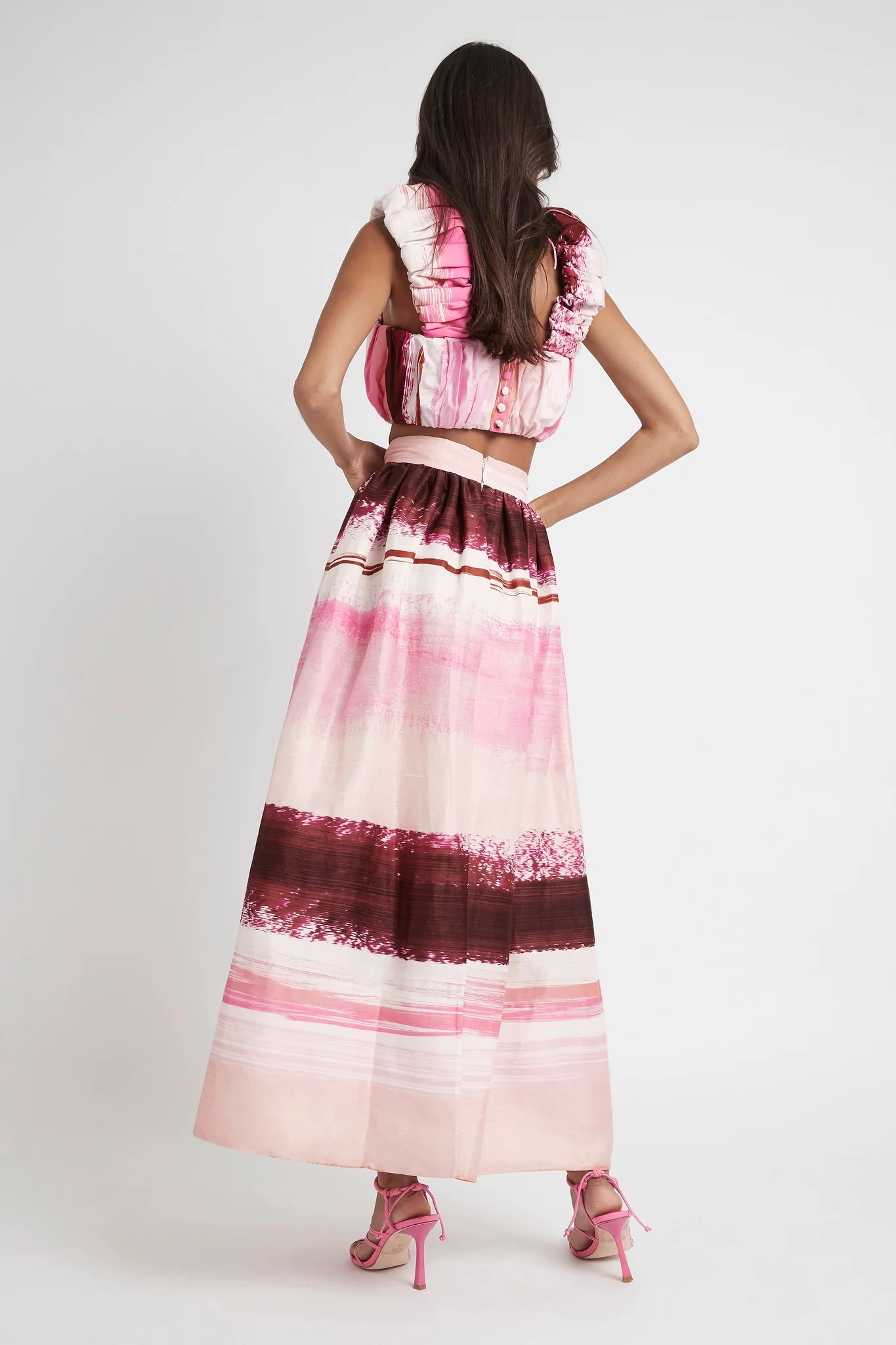 Kasbah Sunset Stripe Maxi Skirt - Image 6