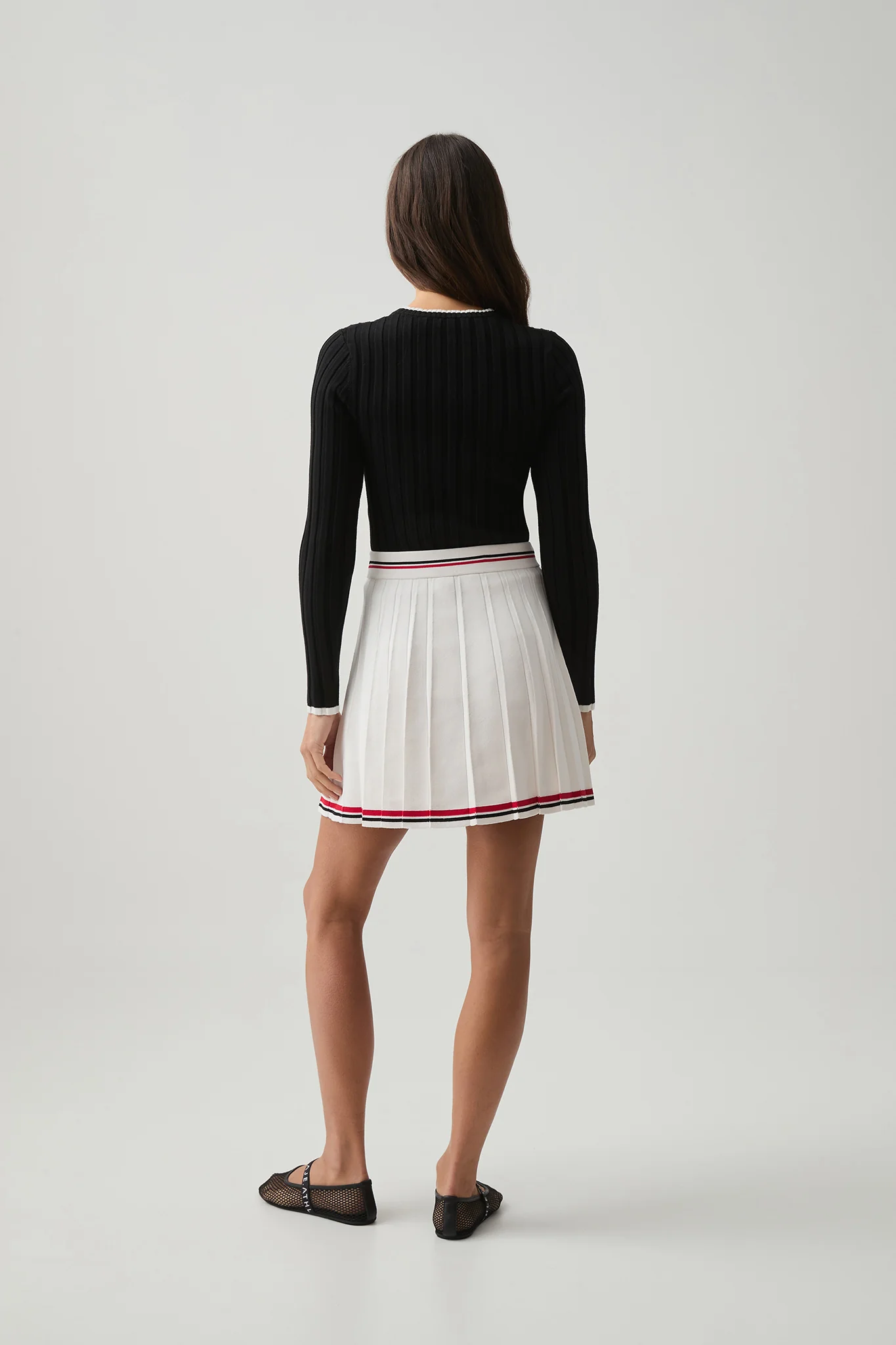 Knit Pleated Skirt 628 - Image 6