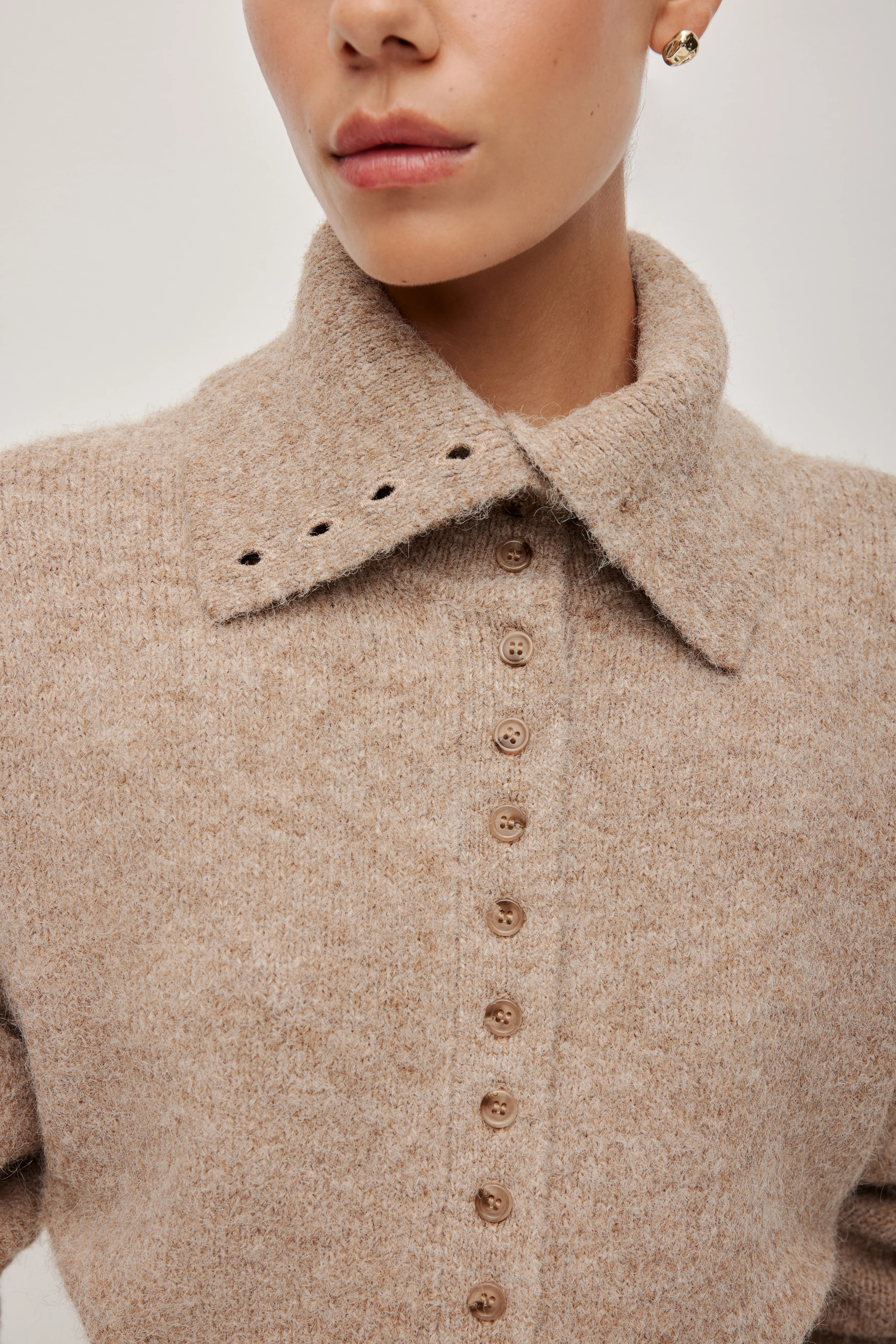Leni Collared Cardigan - Image 4