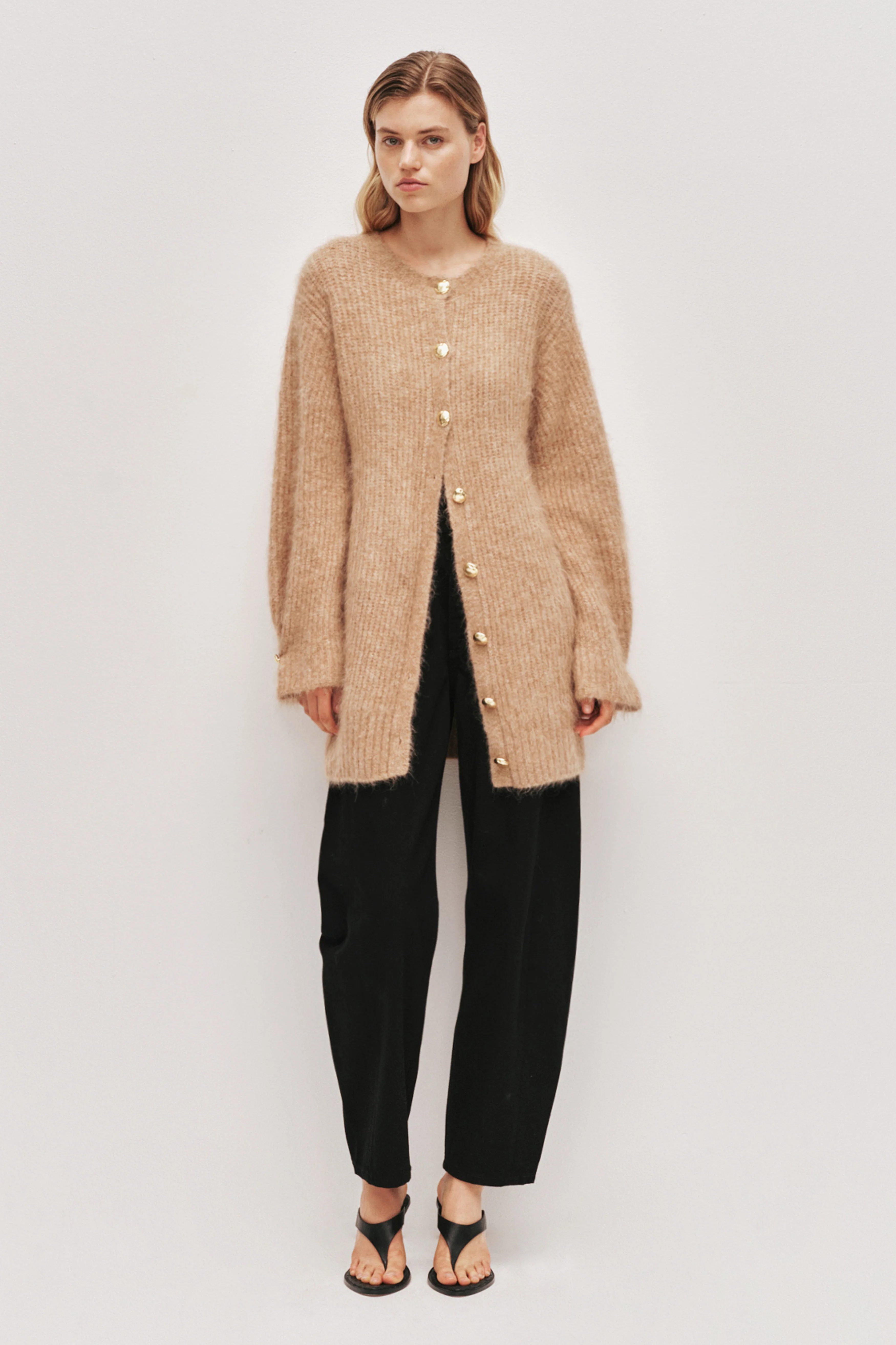Liyana Fluffy Cocoon Cardigan - Image 3