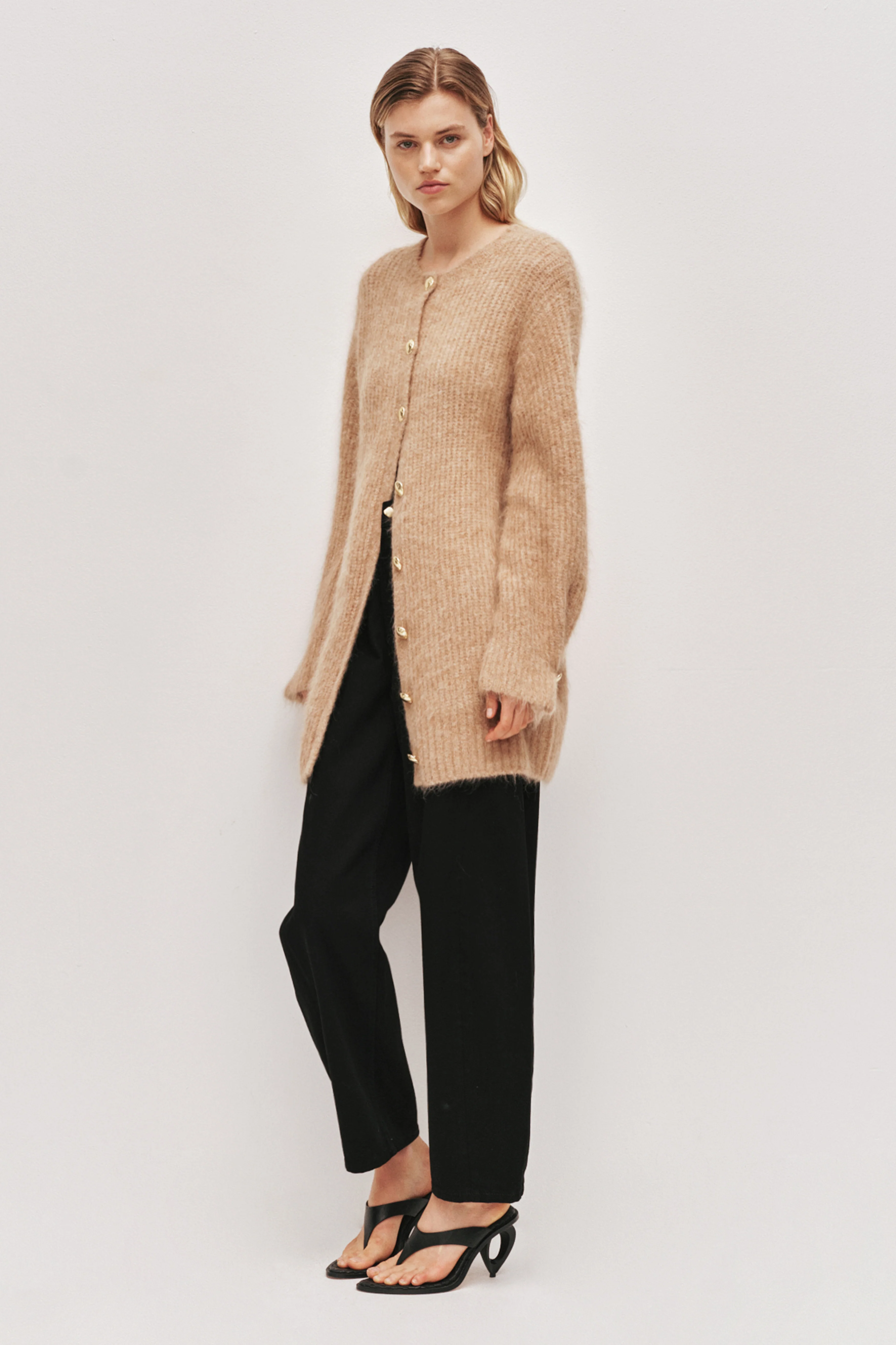 Liyana Fluffy Cocoon Cardigan - Image 4