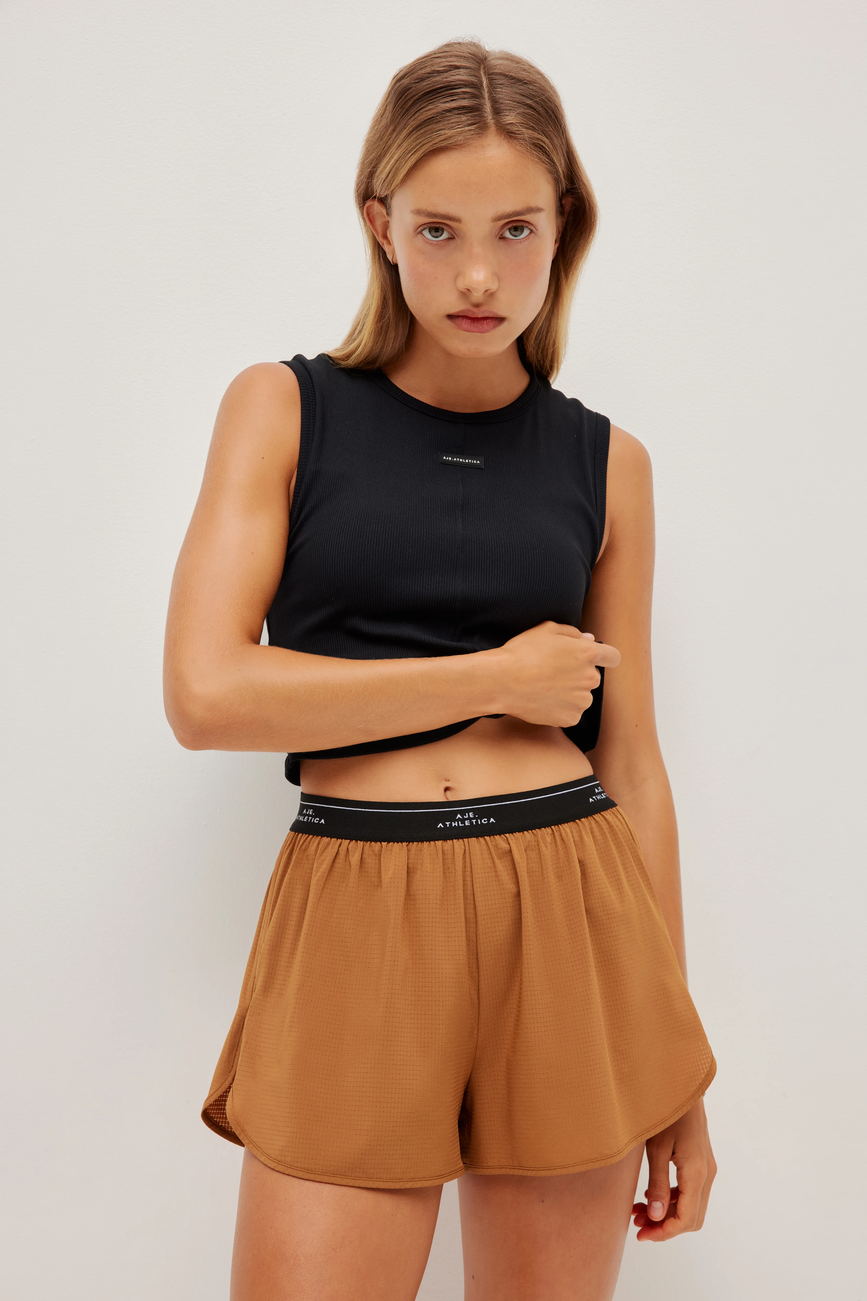 Logo Elastic Running Short 643 - Image 7