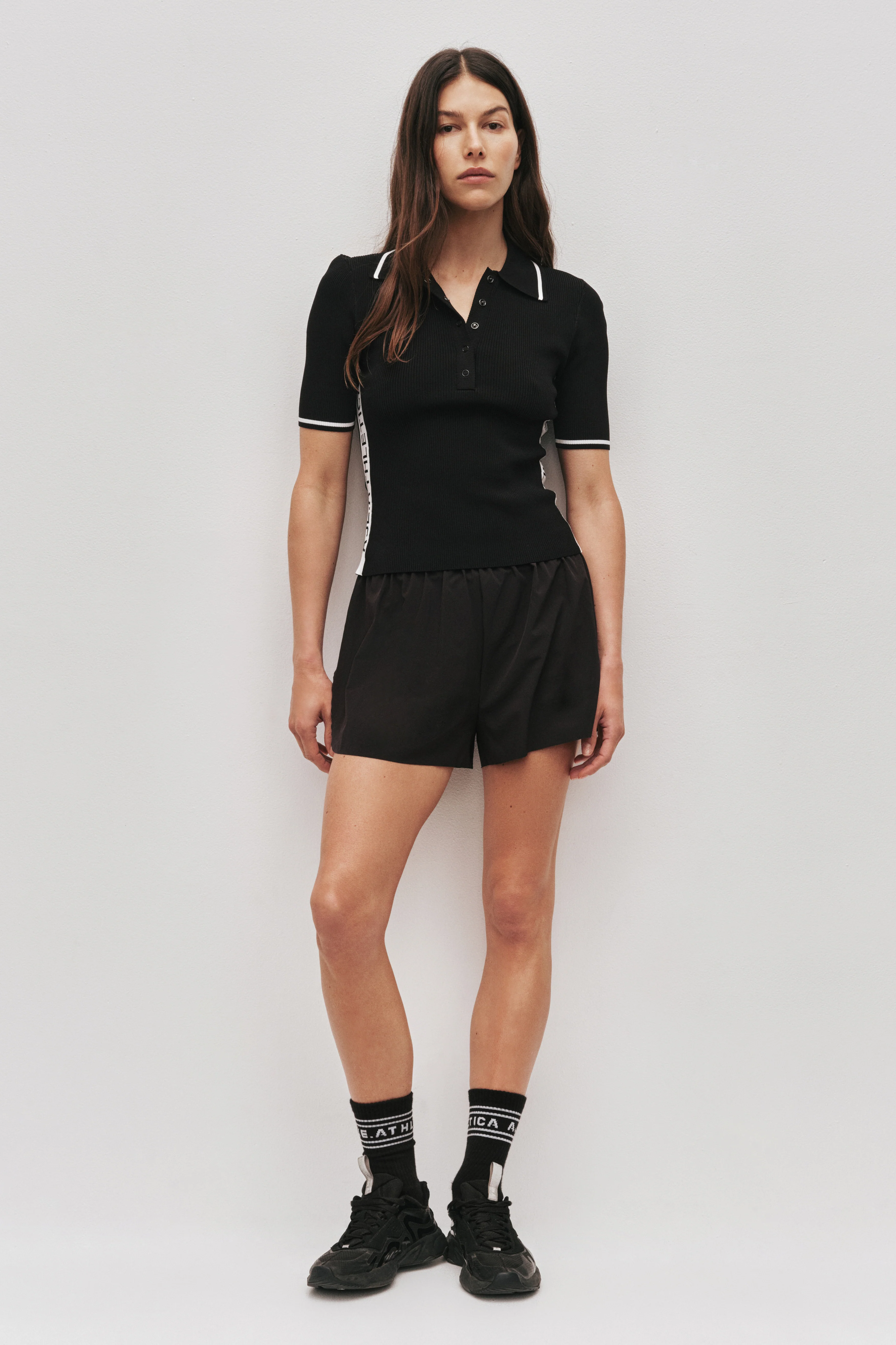 Logo Rib Knit Polo 141