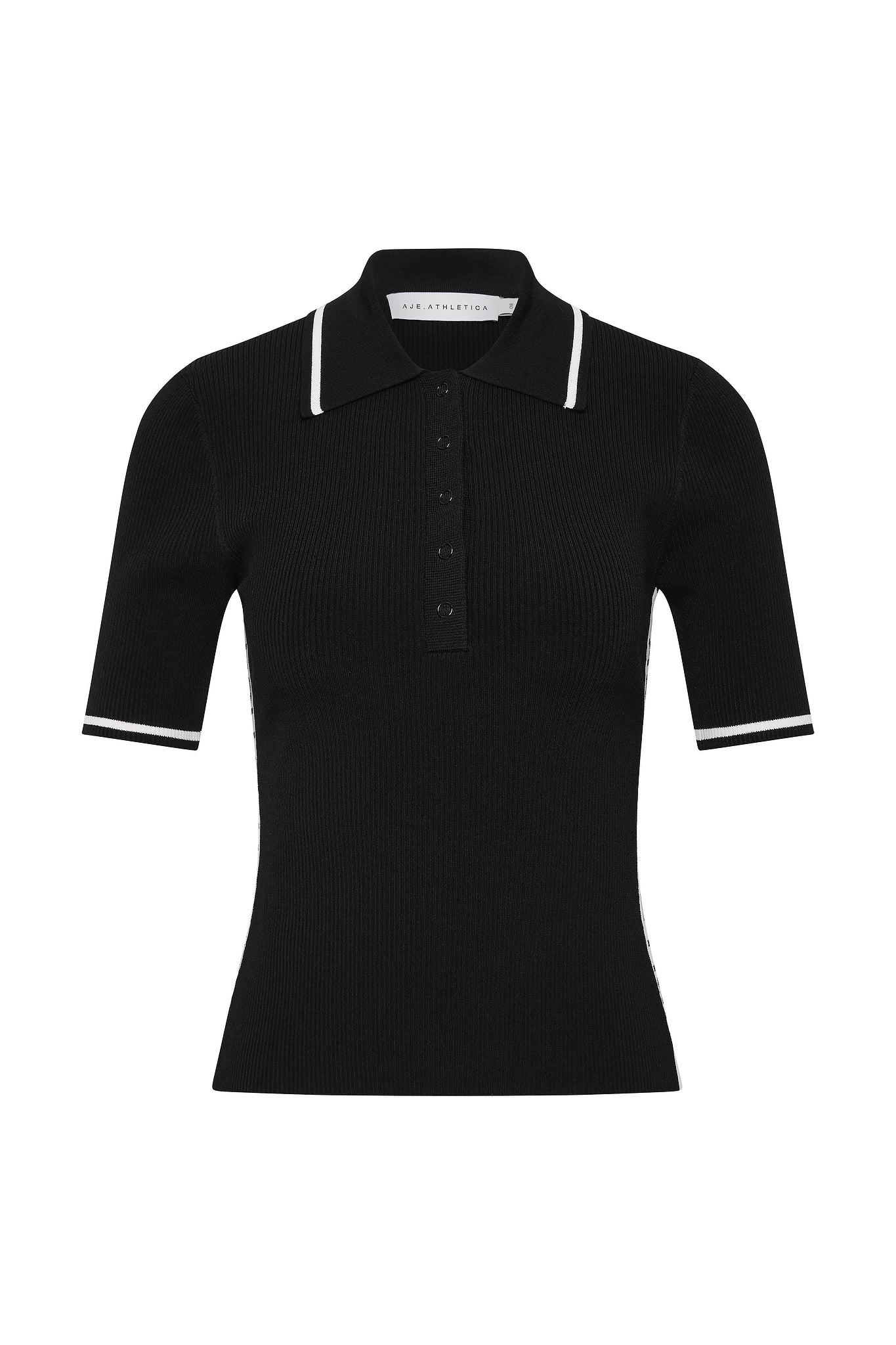 Logo Rib Knit Polo 141 - Image 2