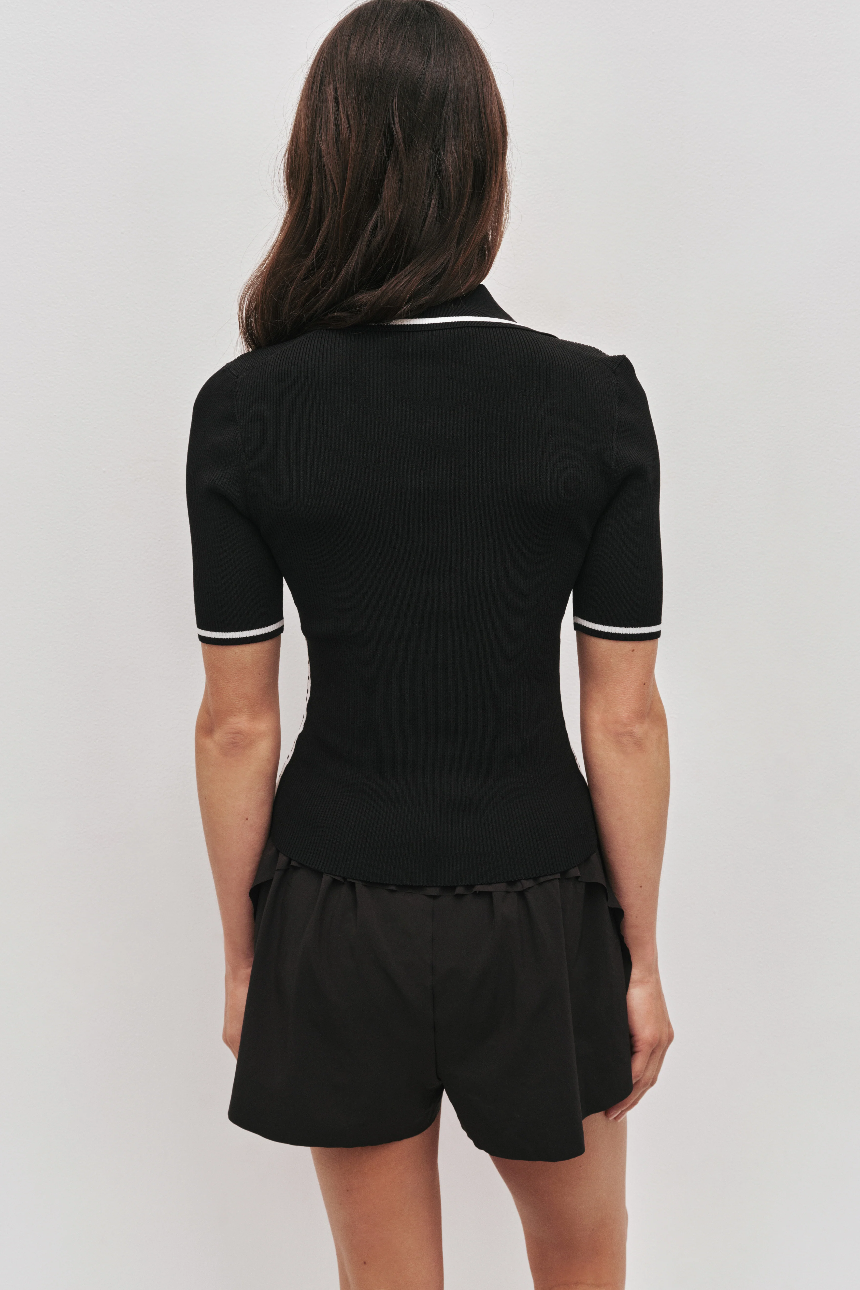Logo Rib Knit Polo 141 - Image 6