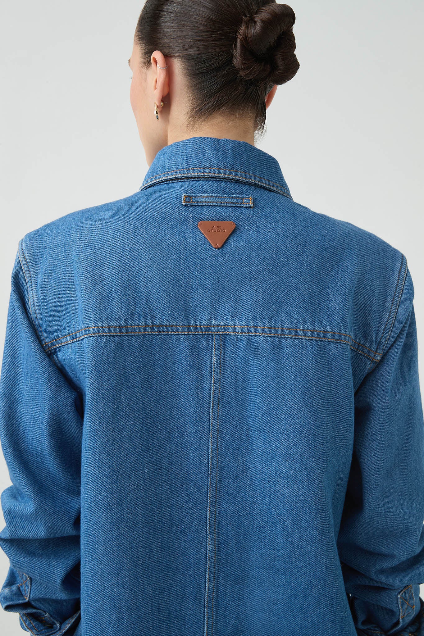 Long Sleeve Sunray Denim Shirt - Image 5