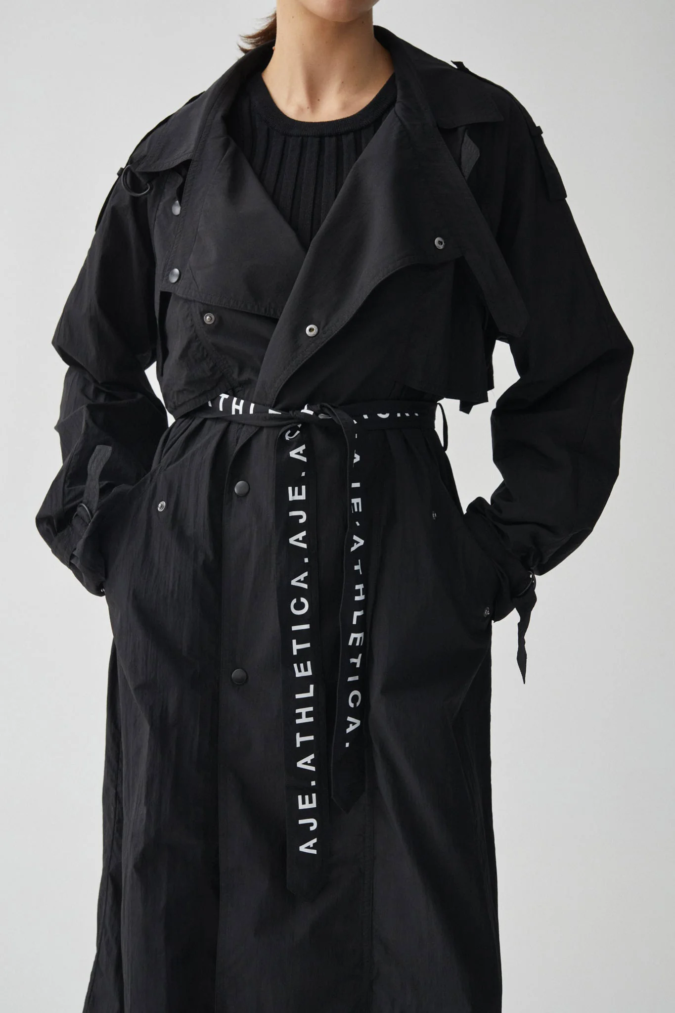 Longline Belted Trench 703 - Image 4