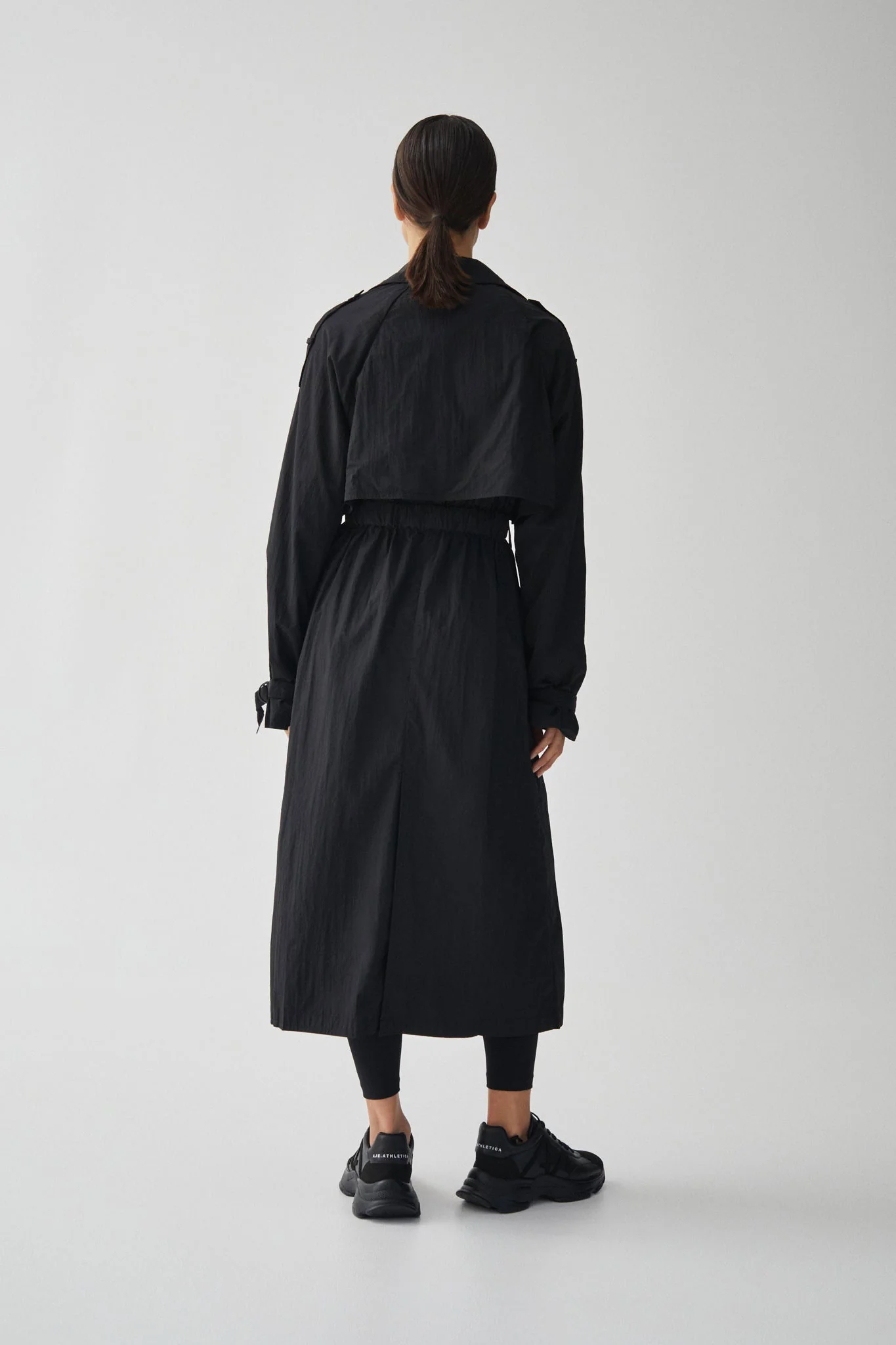 Longline Belted Trench 703 - Image 5