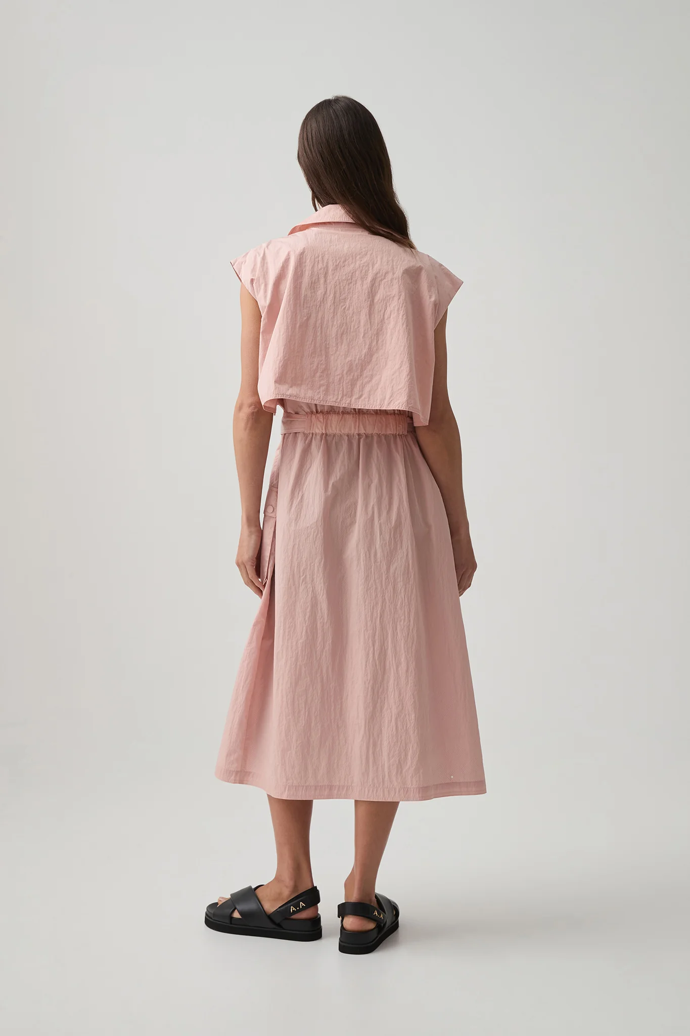 Longline Belted Vest 703 - Image 7