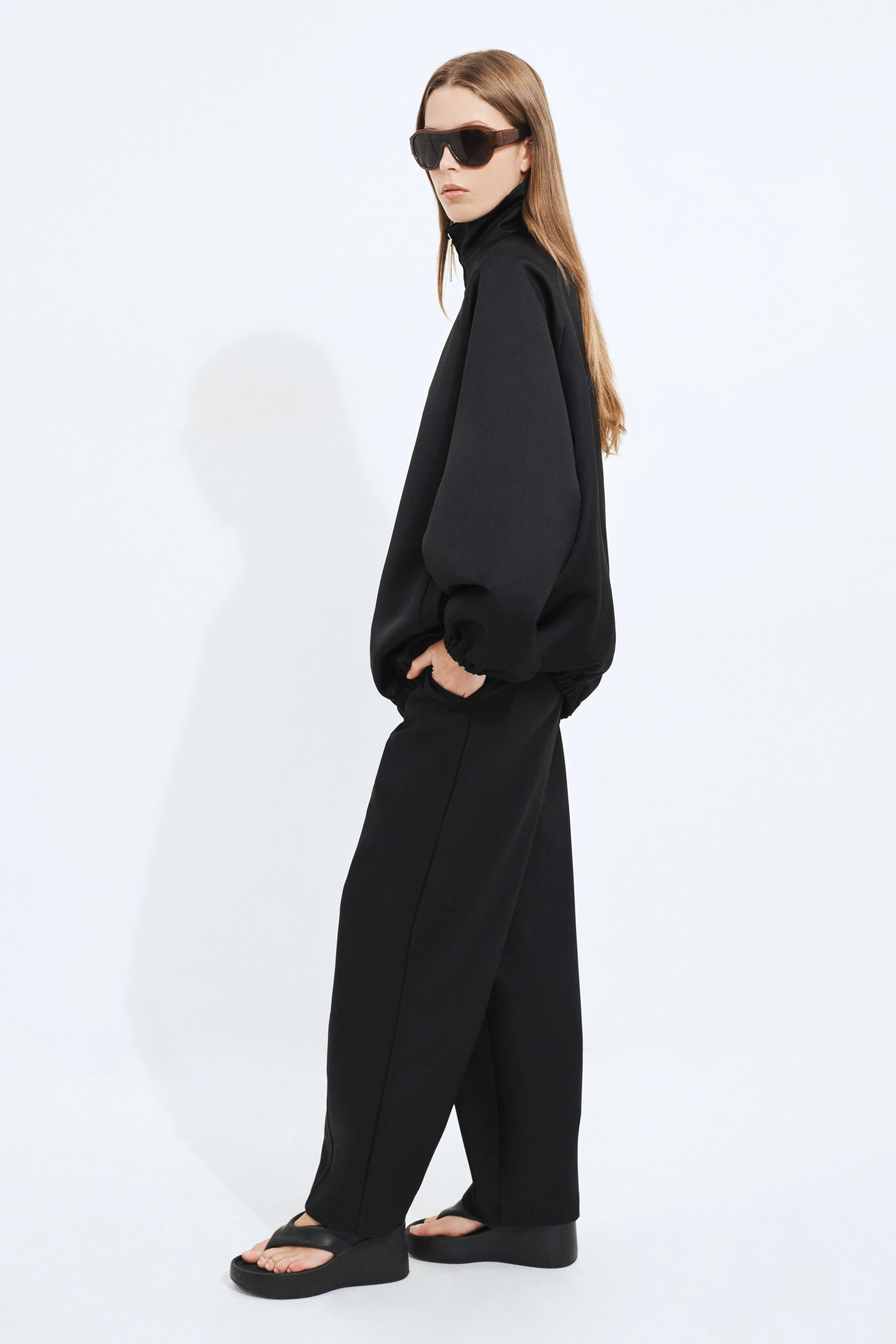 Longline Satin Bomber - Image 4