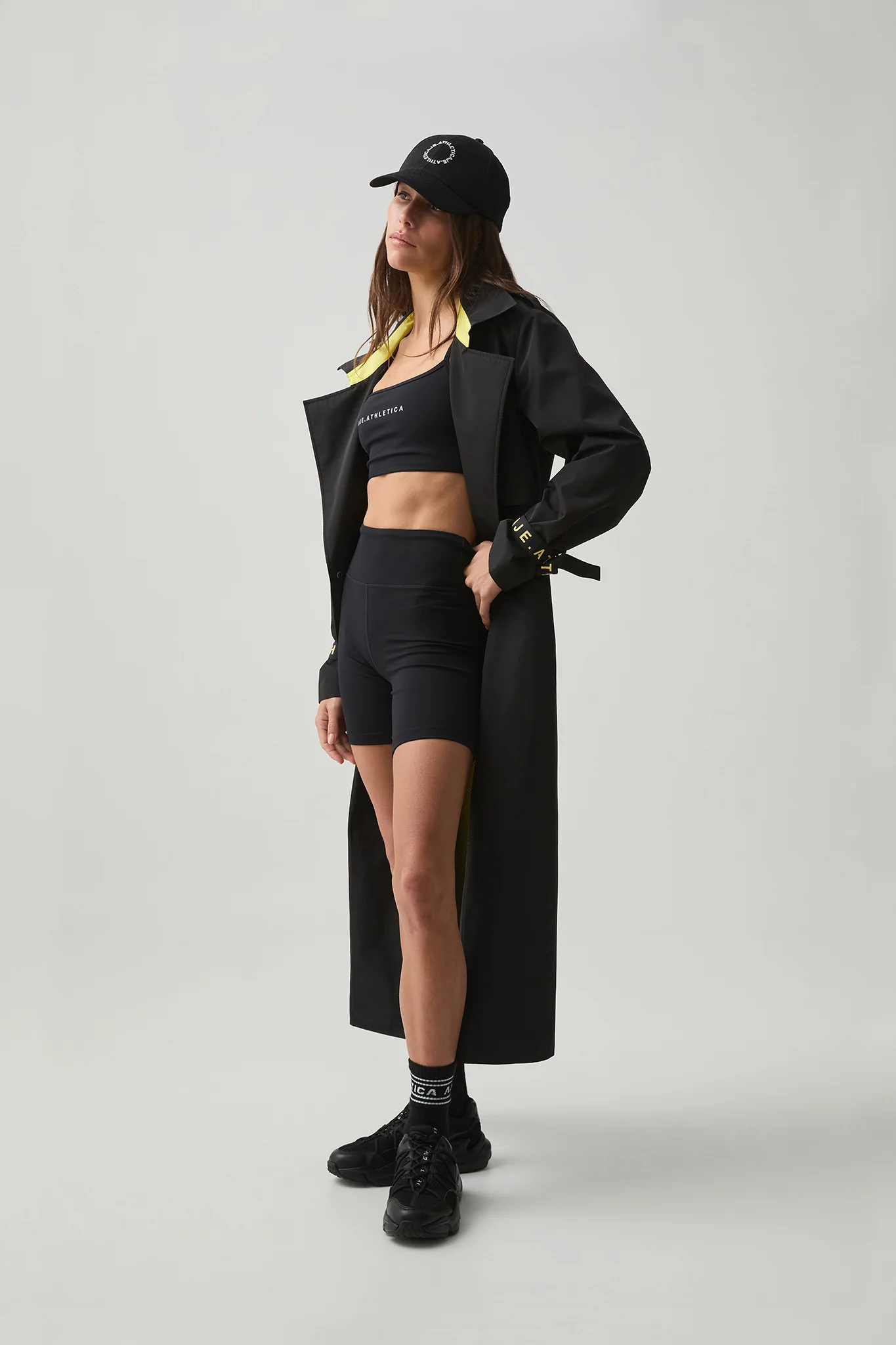 Longline Wrap Trench Coat 705 - Image 3