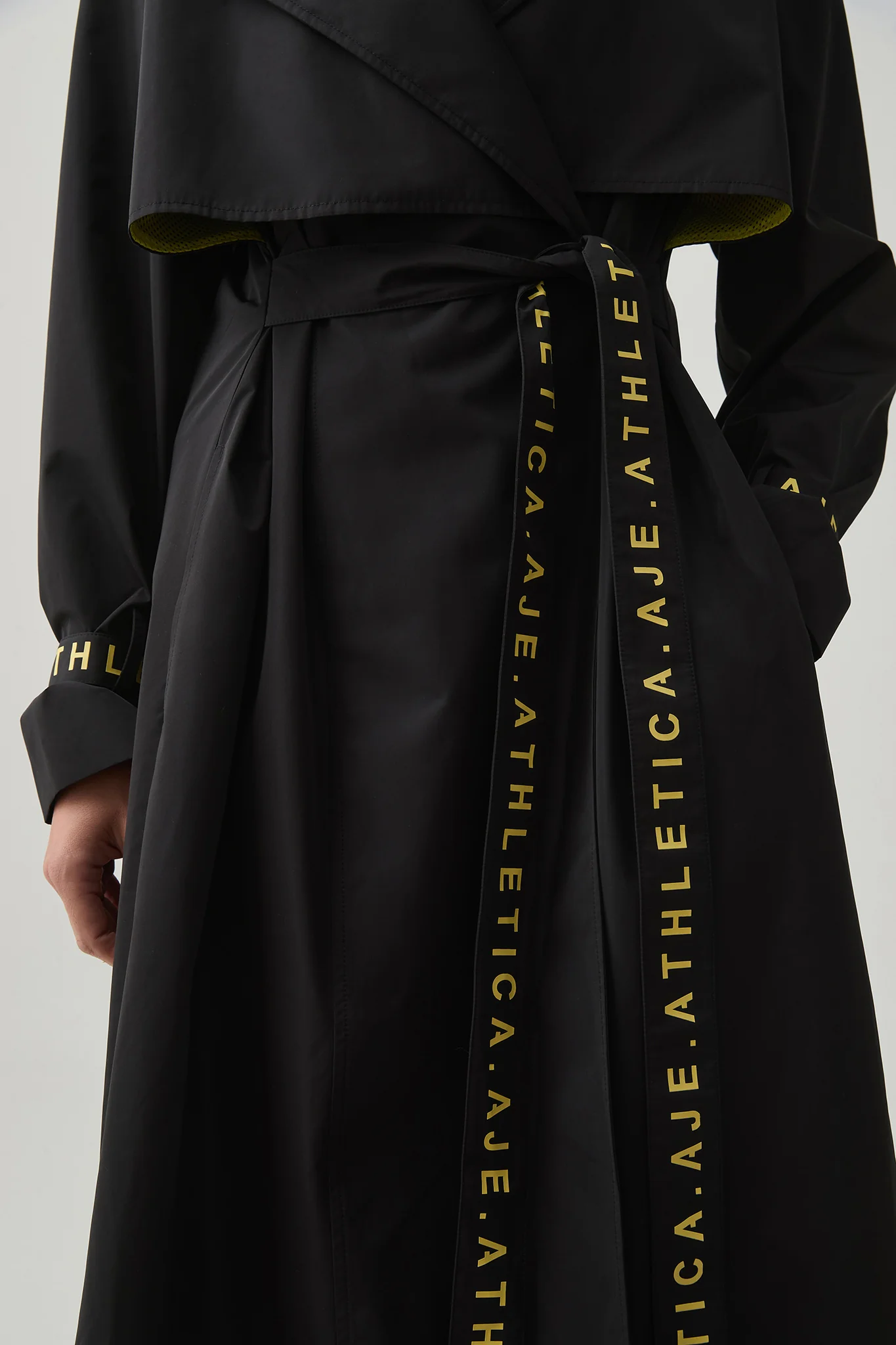 Longline Wrap Trench Coat 705 - Image 4