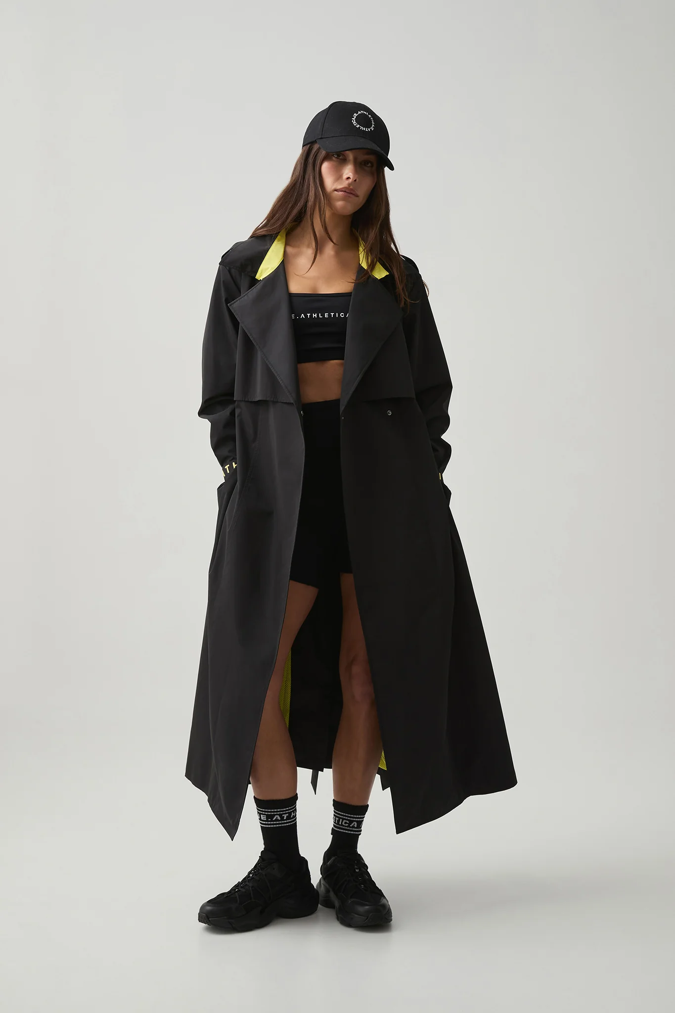 Longline Wrap Trench Coat 705 - Image 6