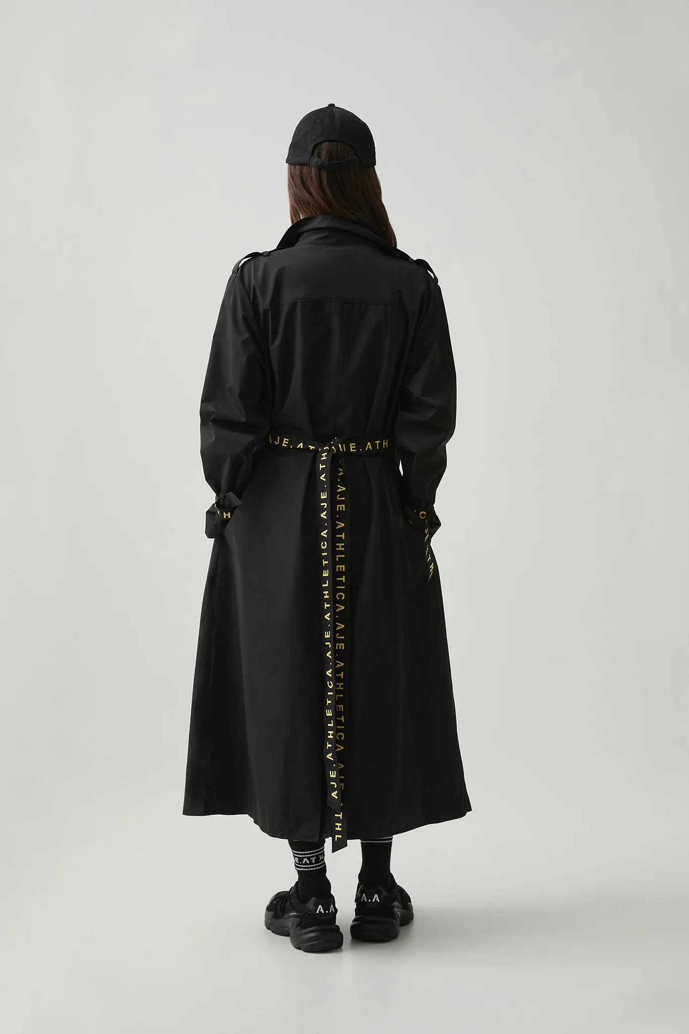 Longline Wrap Trench Coat 705 - Image 7