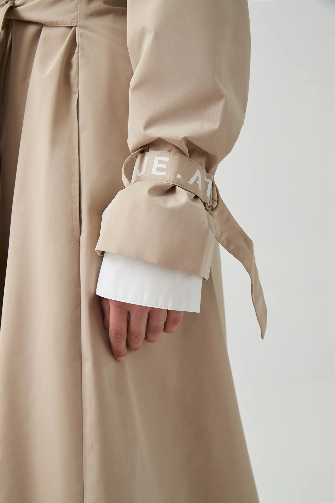 Longline Wrap Trench Coat 705 - Image 8