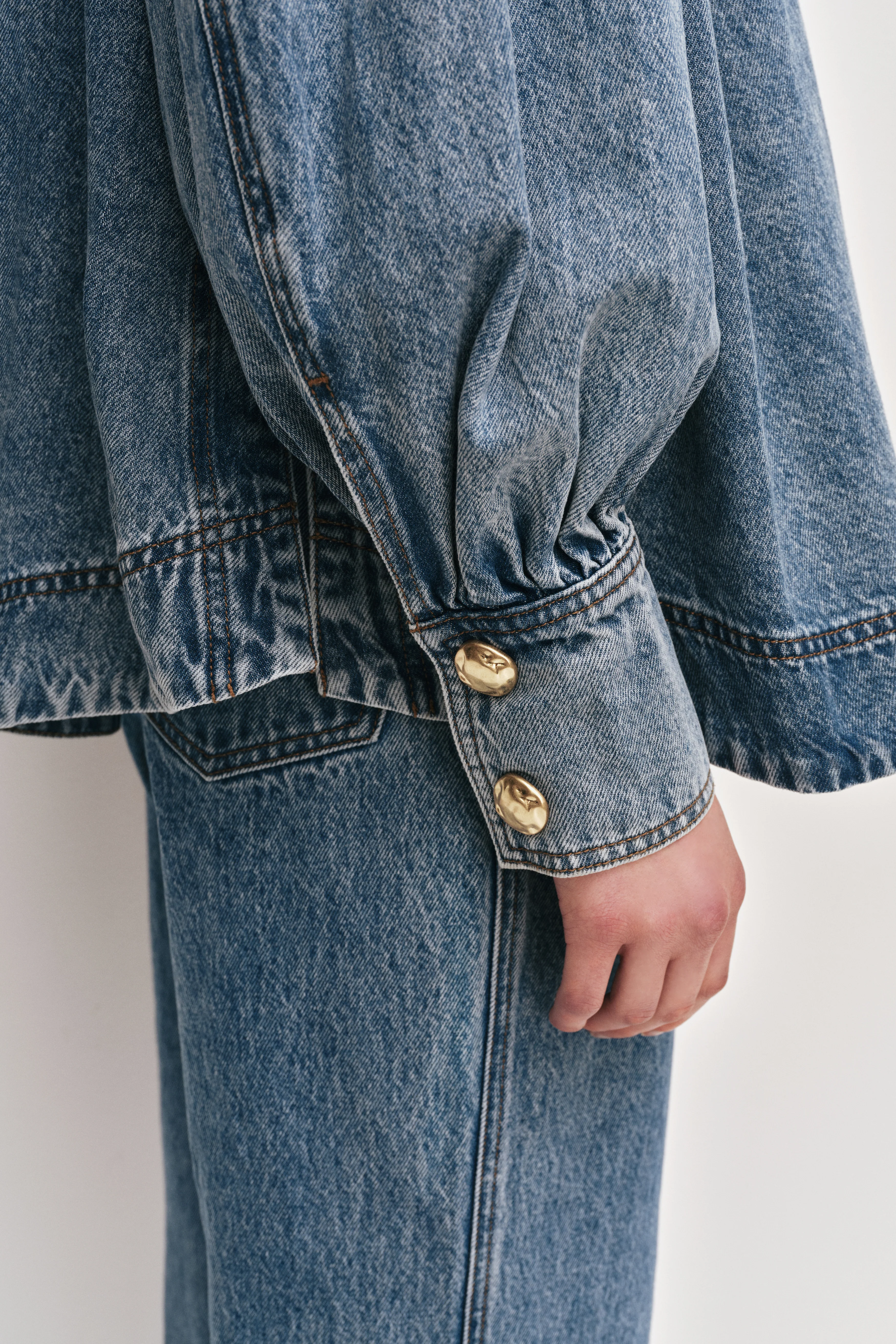 Lorraine Denim Blouse - Image 4
