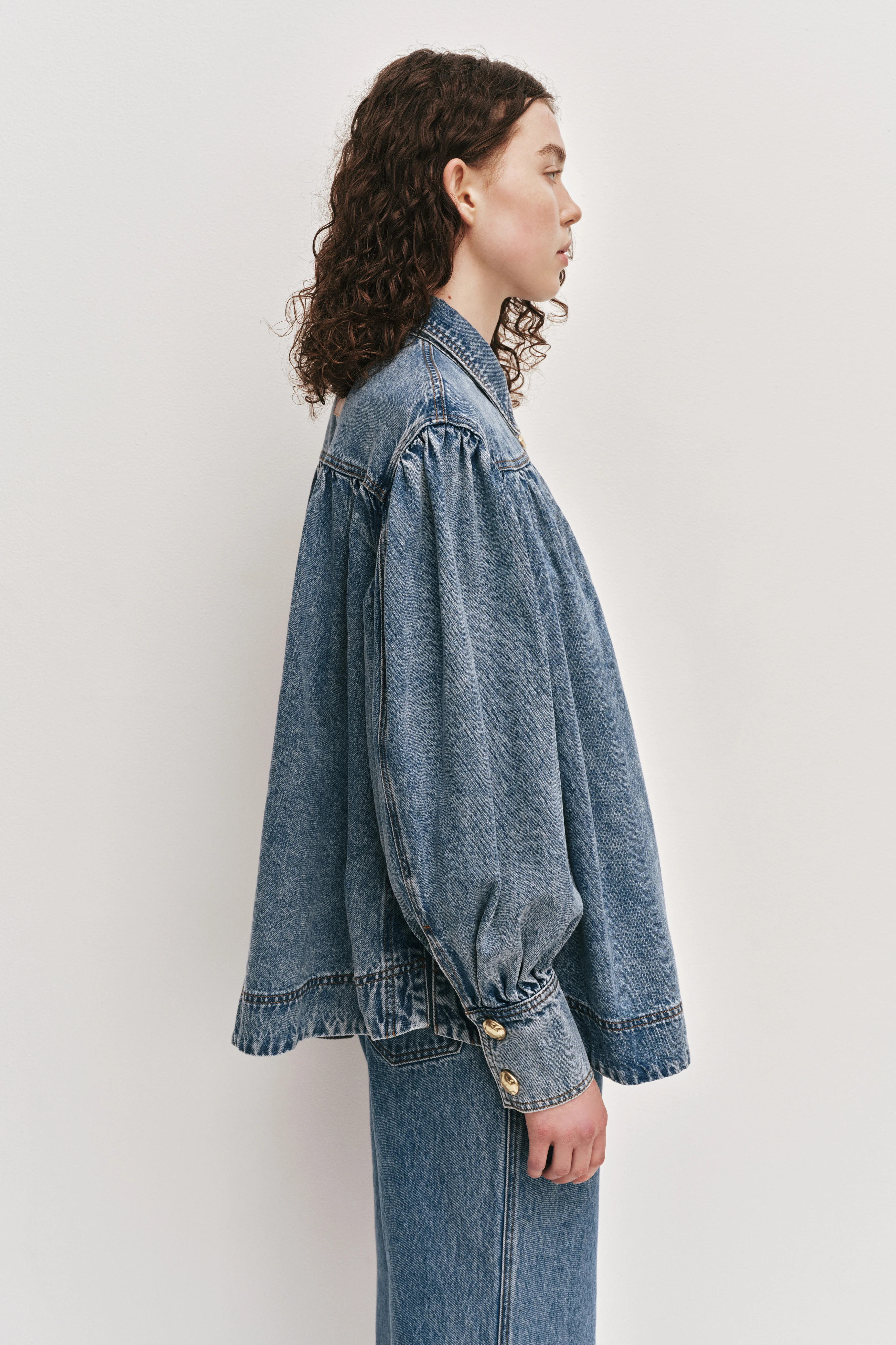 Lorraine Denim Blouse - Image 5
