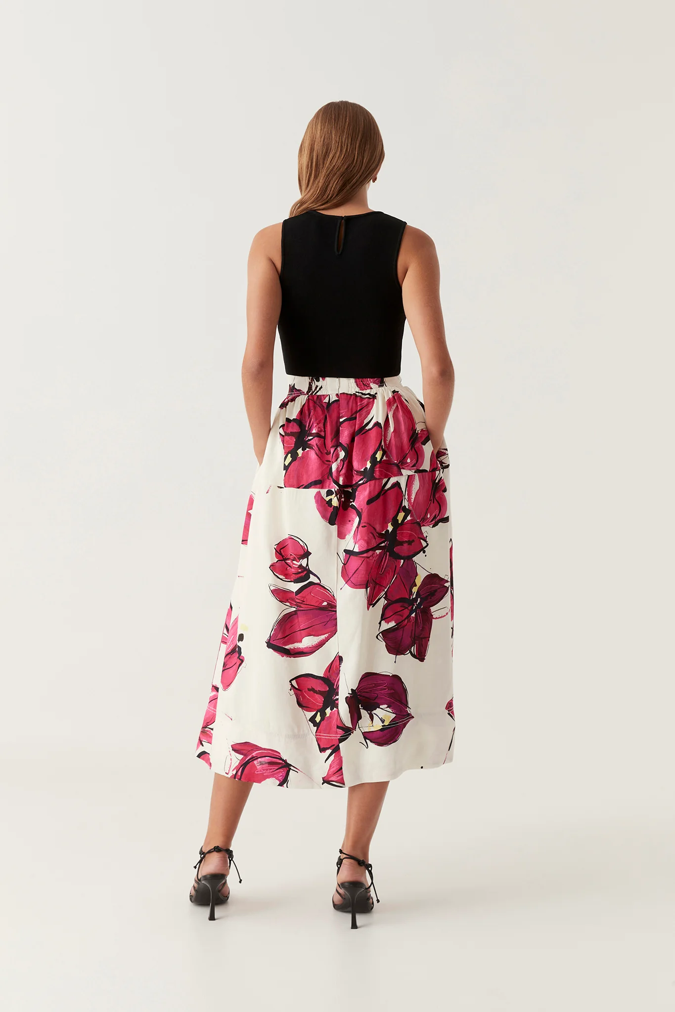Lottie Gathered Midi Skirt - Image 5