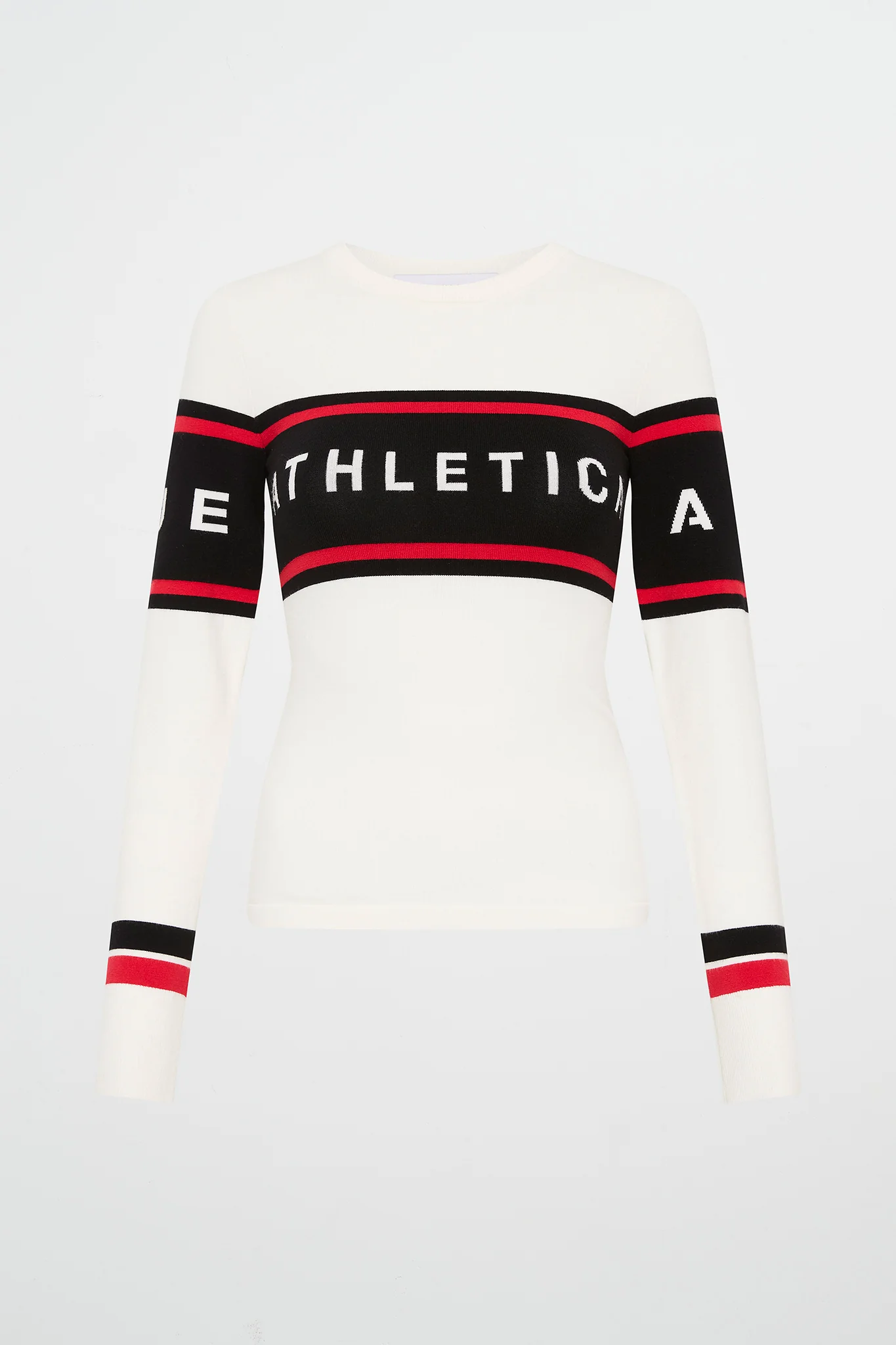 Long Sleeve Logo Knit Top 407 - Image 2