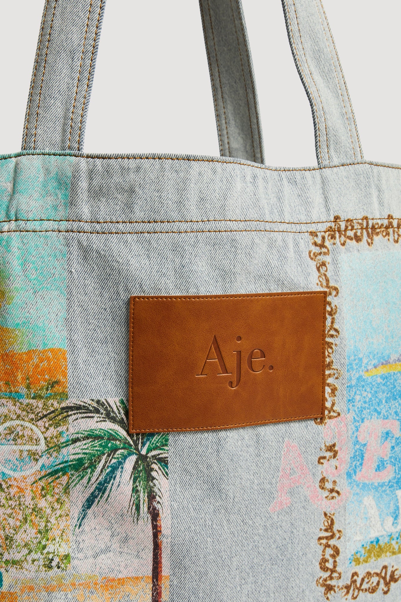 Mae Denim Tote - Image 2