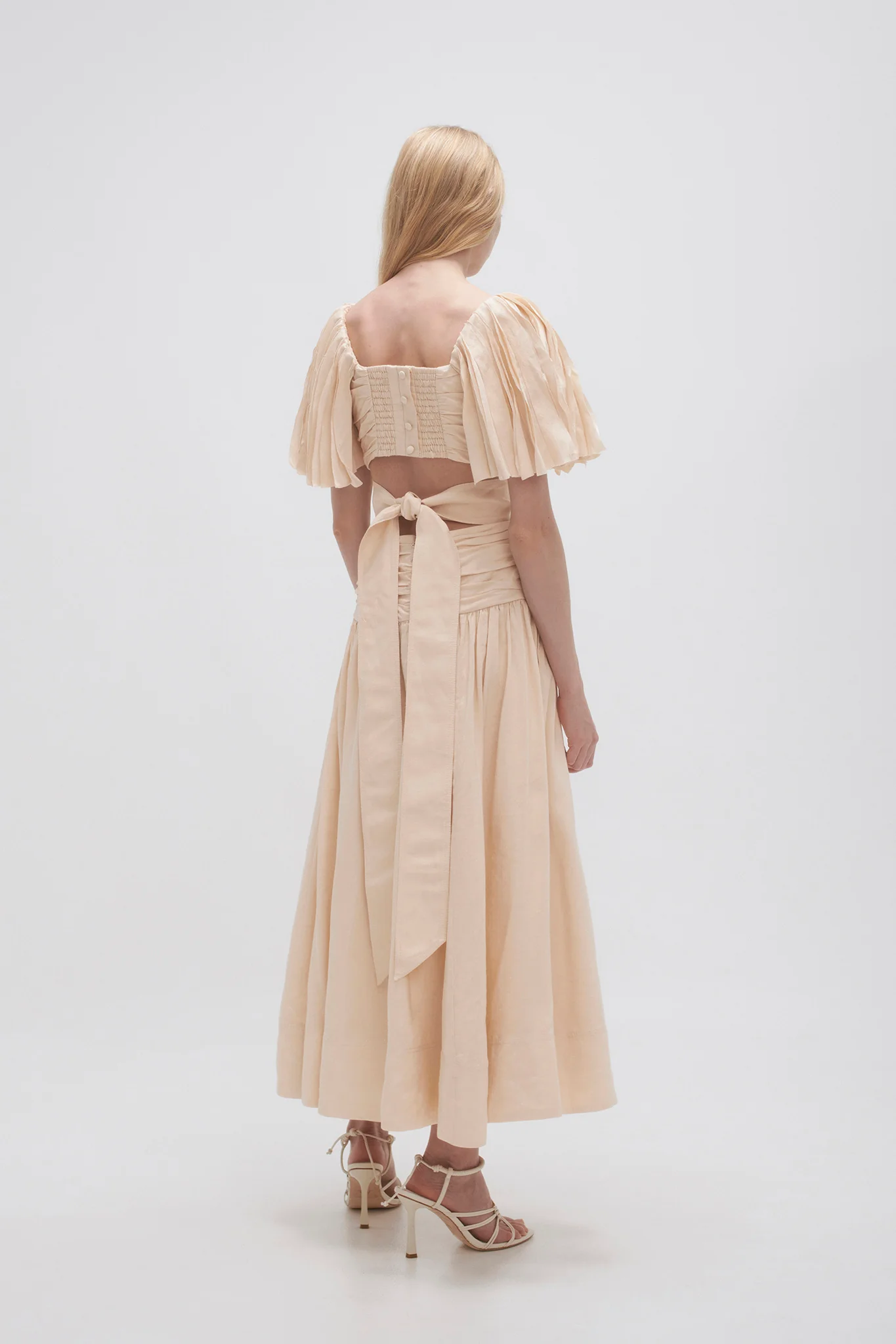 Marianne Ruched Midi Dress - Image 5