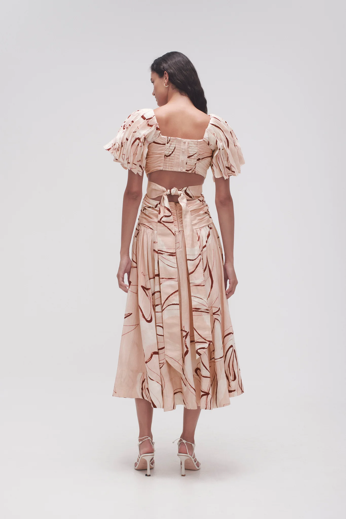 Marianne Ruched Midi Dress - Image 6