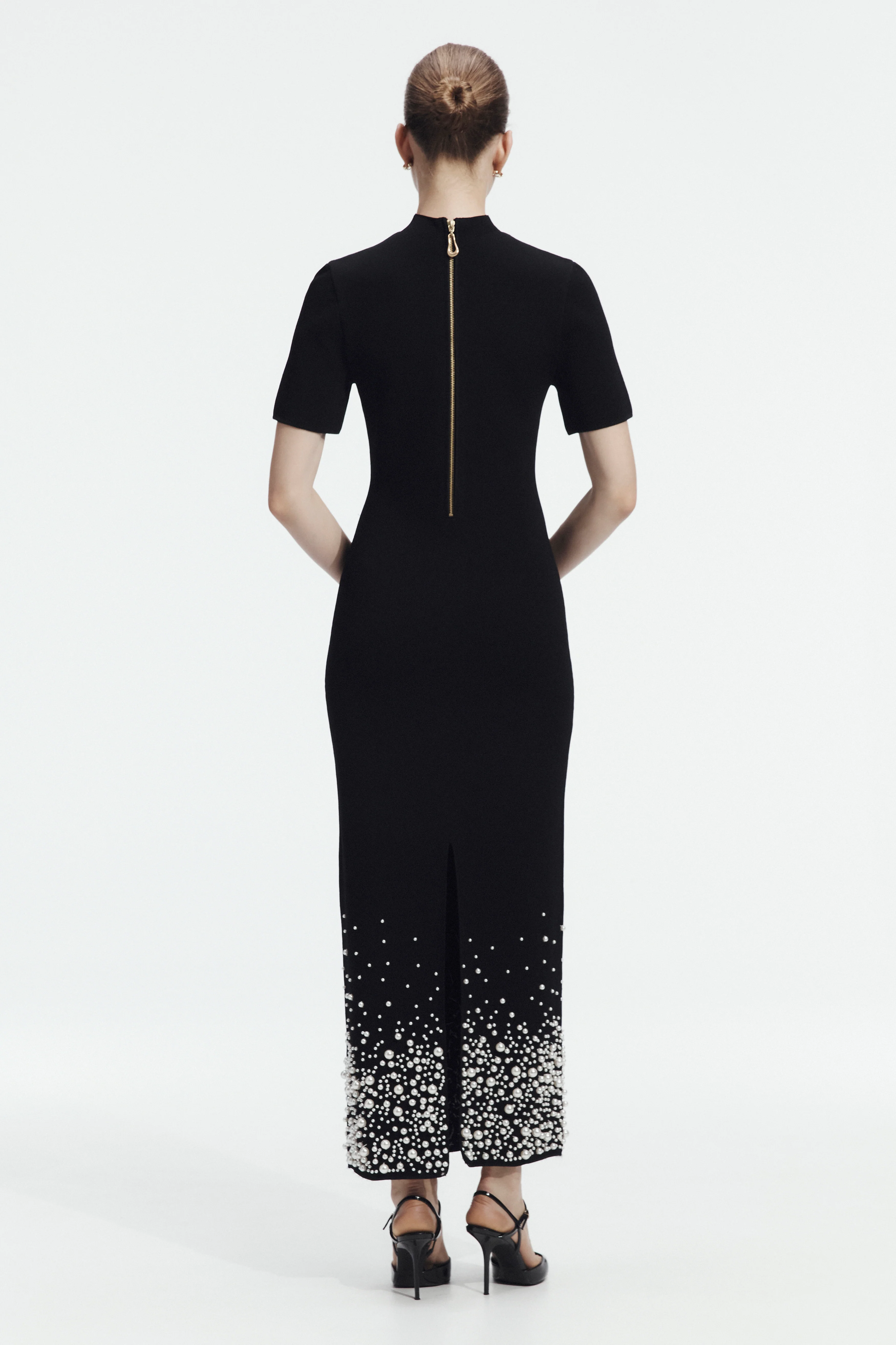 Marlene Pearl Knit Midi Dress - Image 5