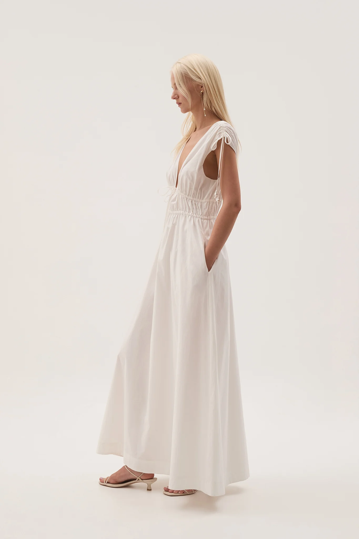 Marley Tie Maxi Dress - Image 3
