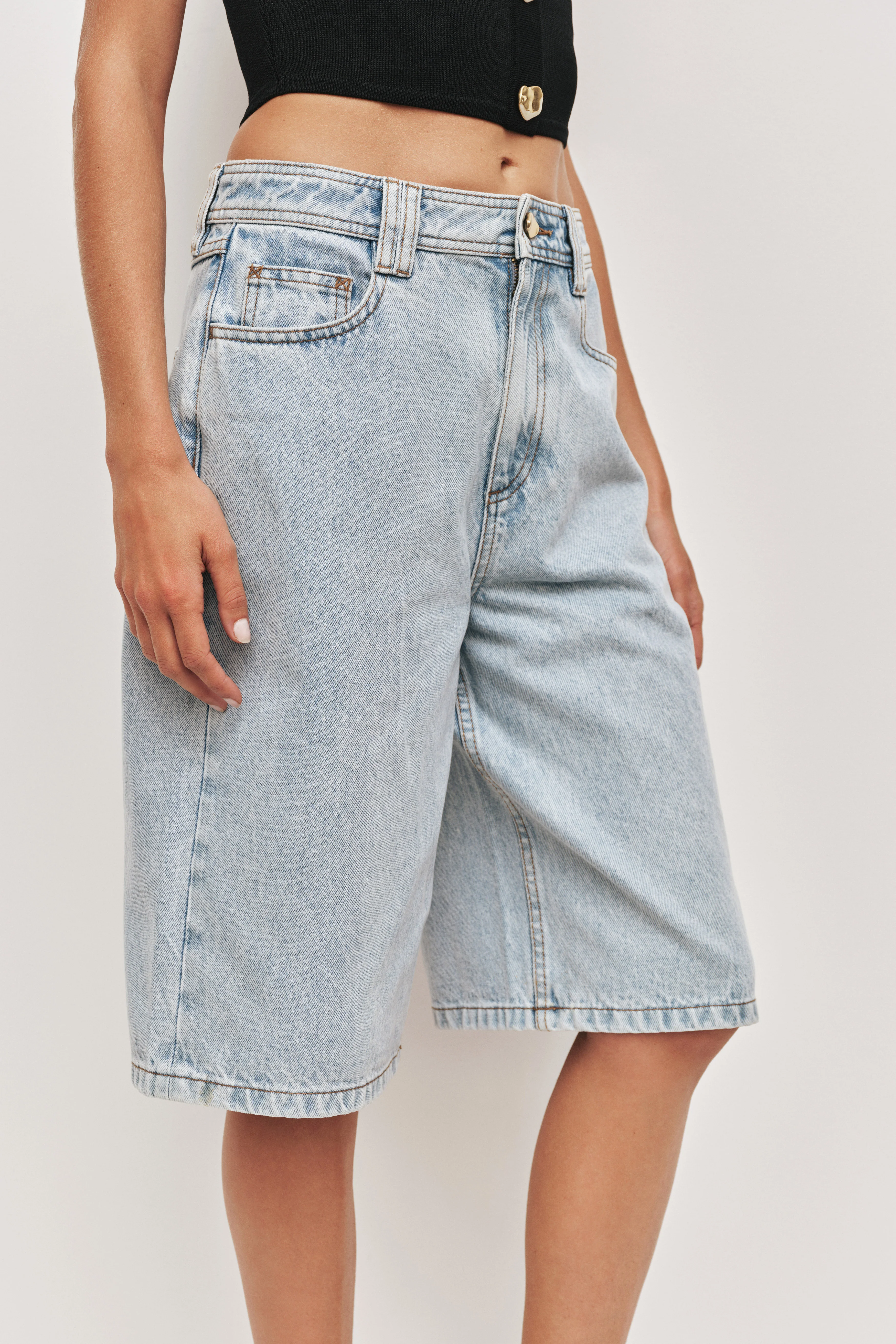 Marlow Denim Bermuda Short - Image 3