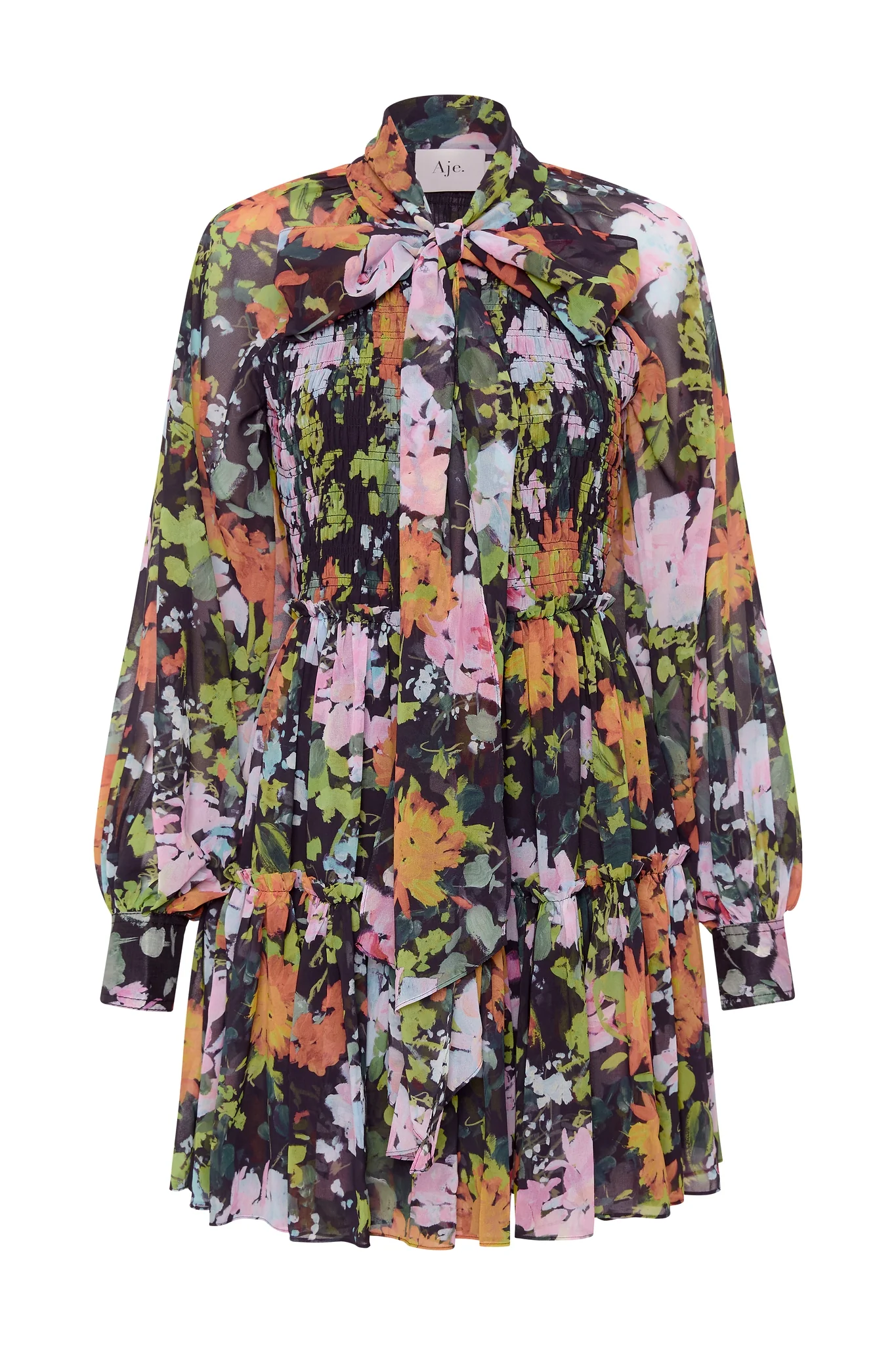 Marlowe Shirred Mini Dress - Image 2