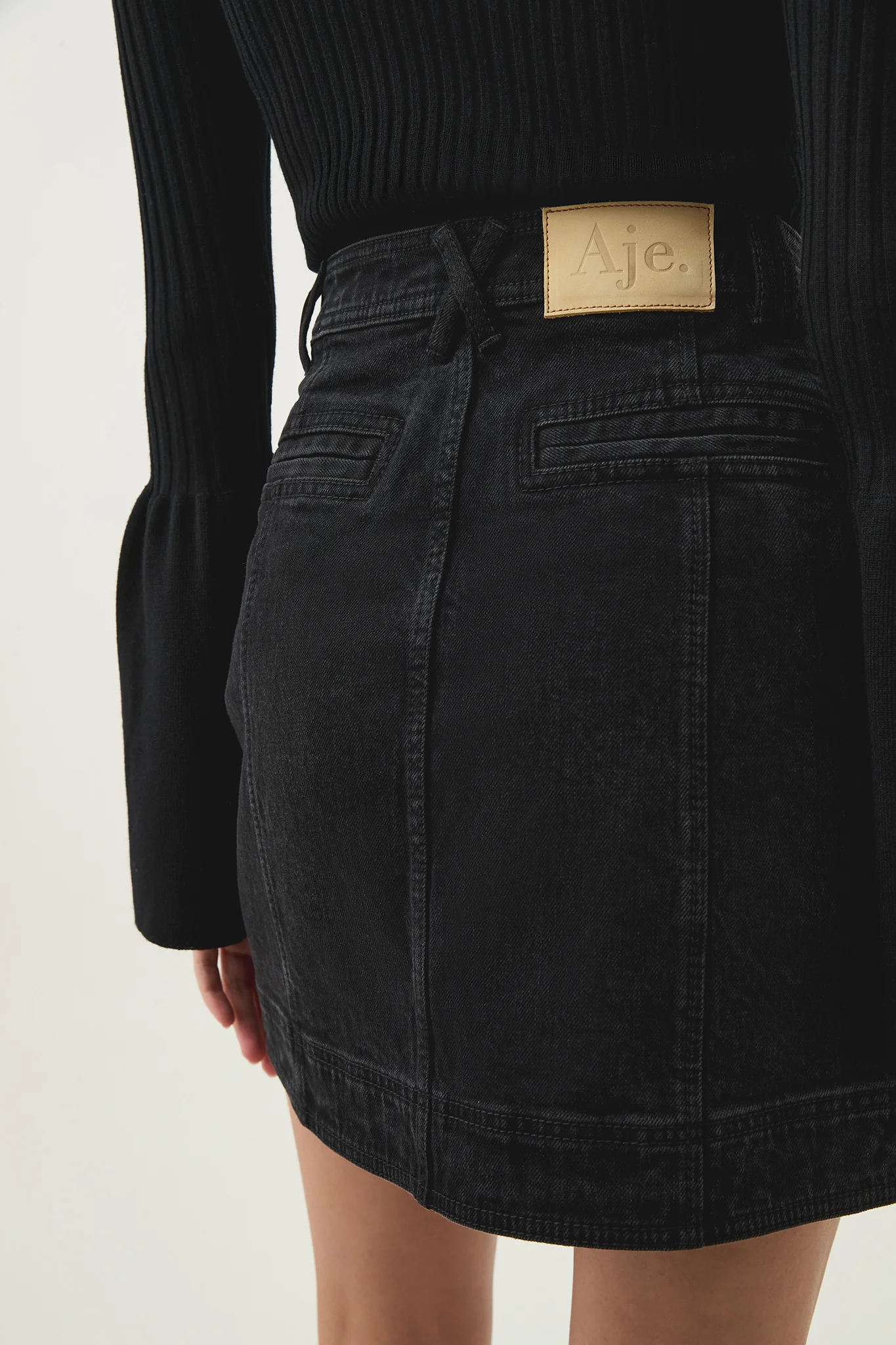 Maya Denim Mini Skirt - Image 6