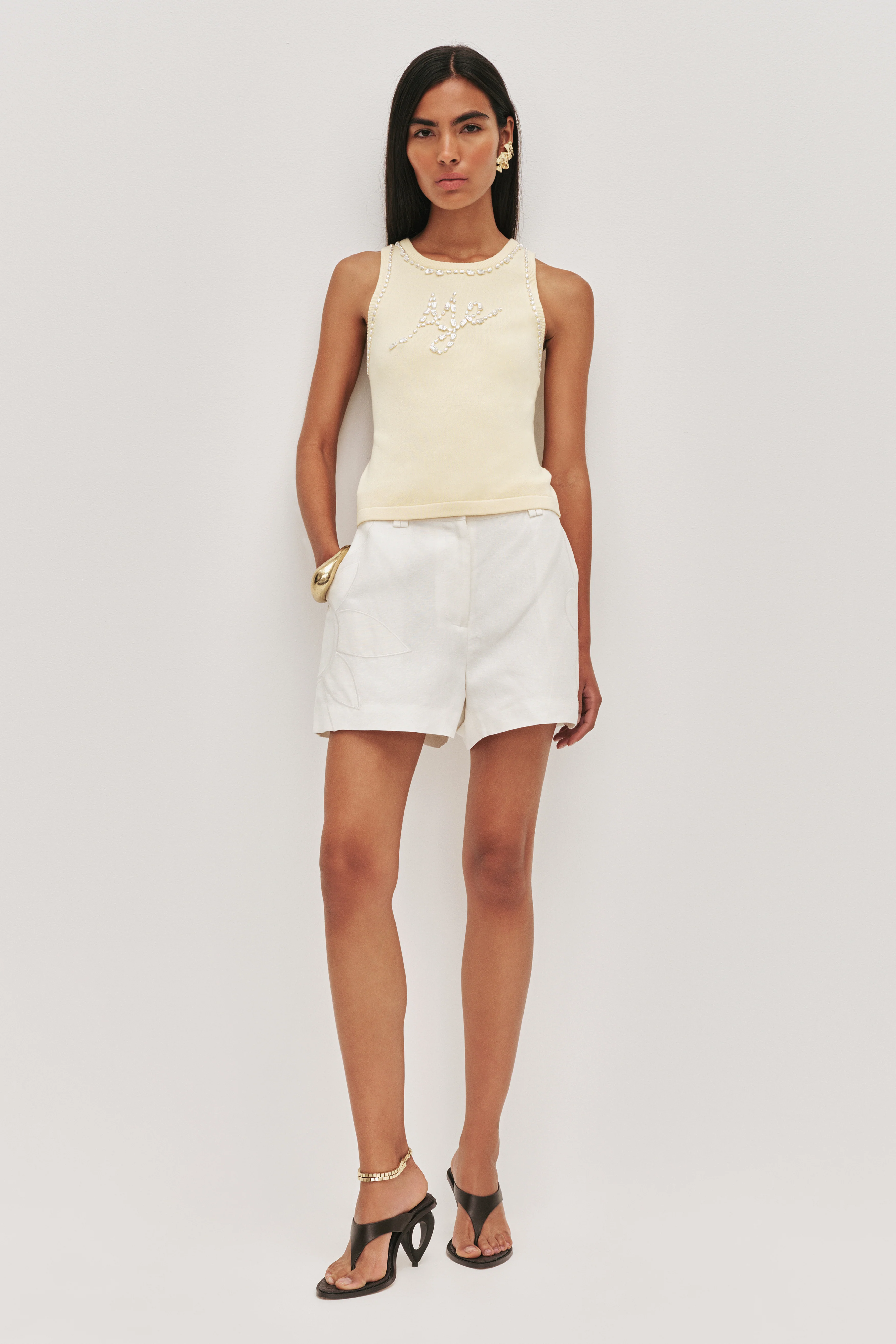 Meadow Pearl Knit Tank