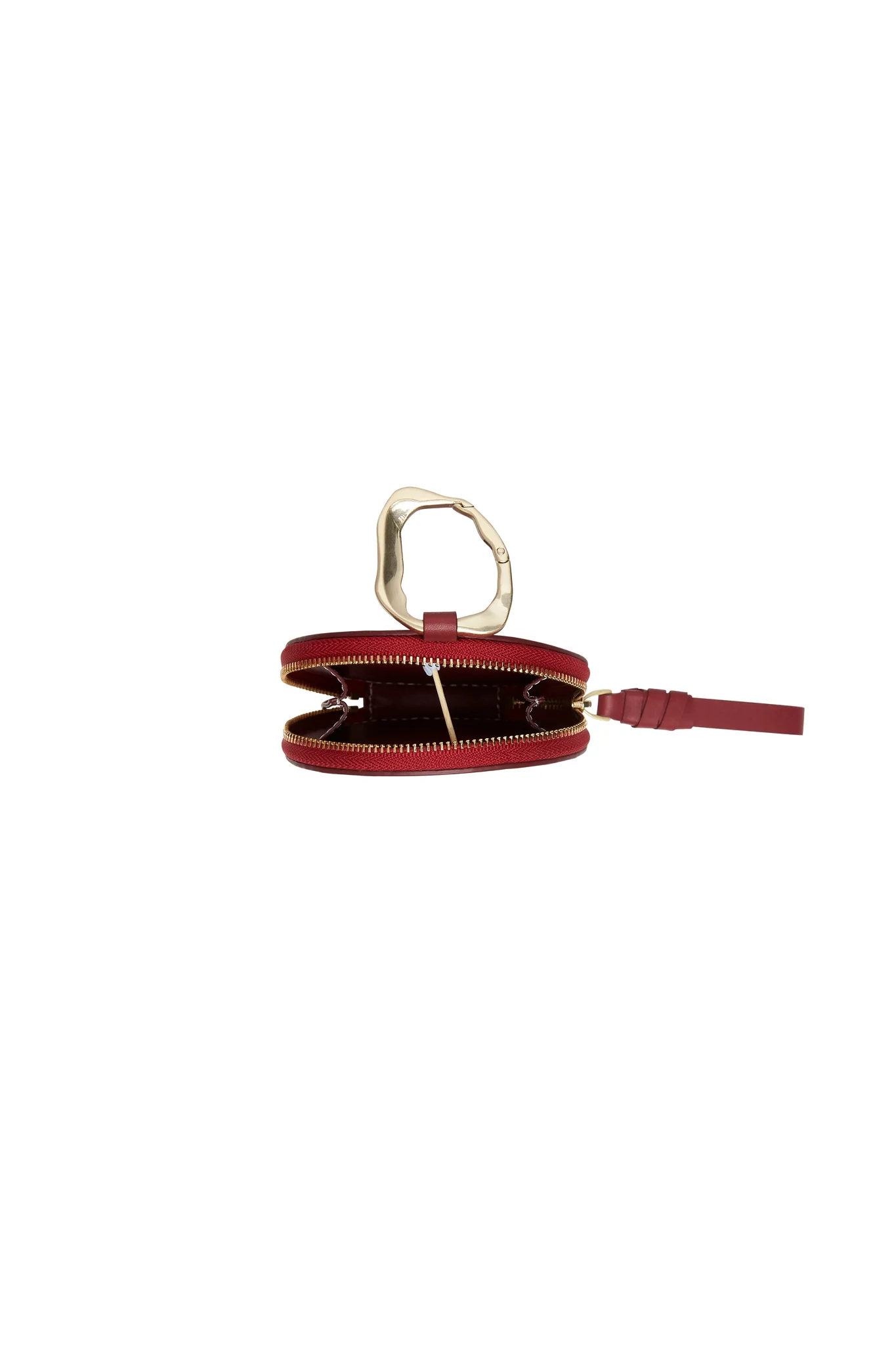Medina Round Zip Leather Coin & Card Purse - Image 5