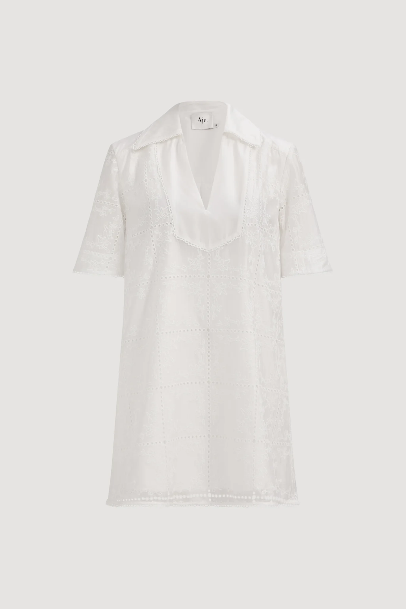 Merritt Embroidered Short Sleeve Dress - Image 2