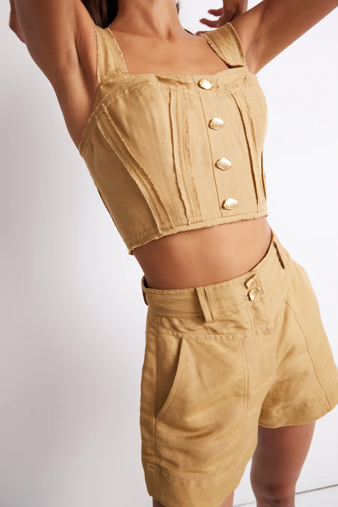 Milos Bustier Cropped Top - Image 4