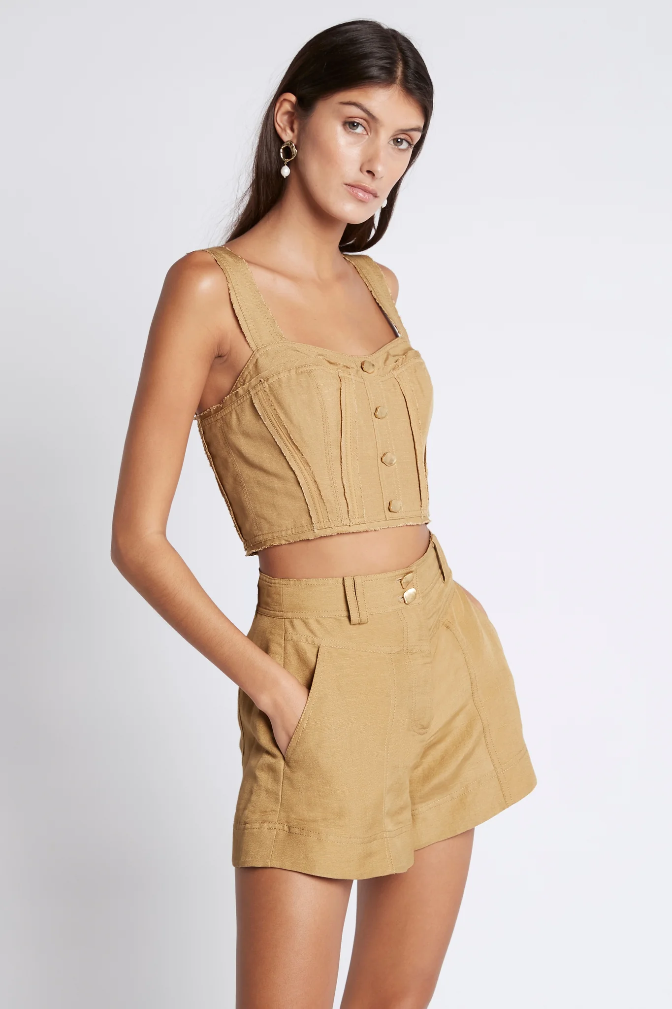 Milos Bustier Cropped Top - Image 5
