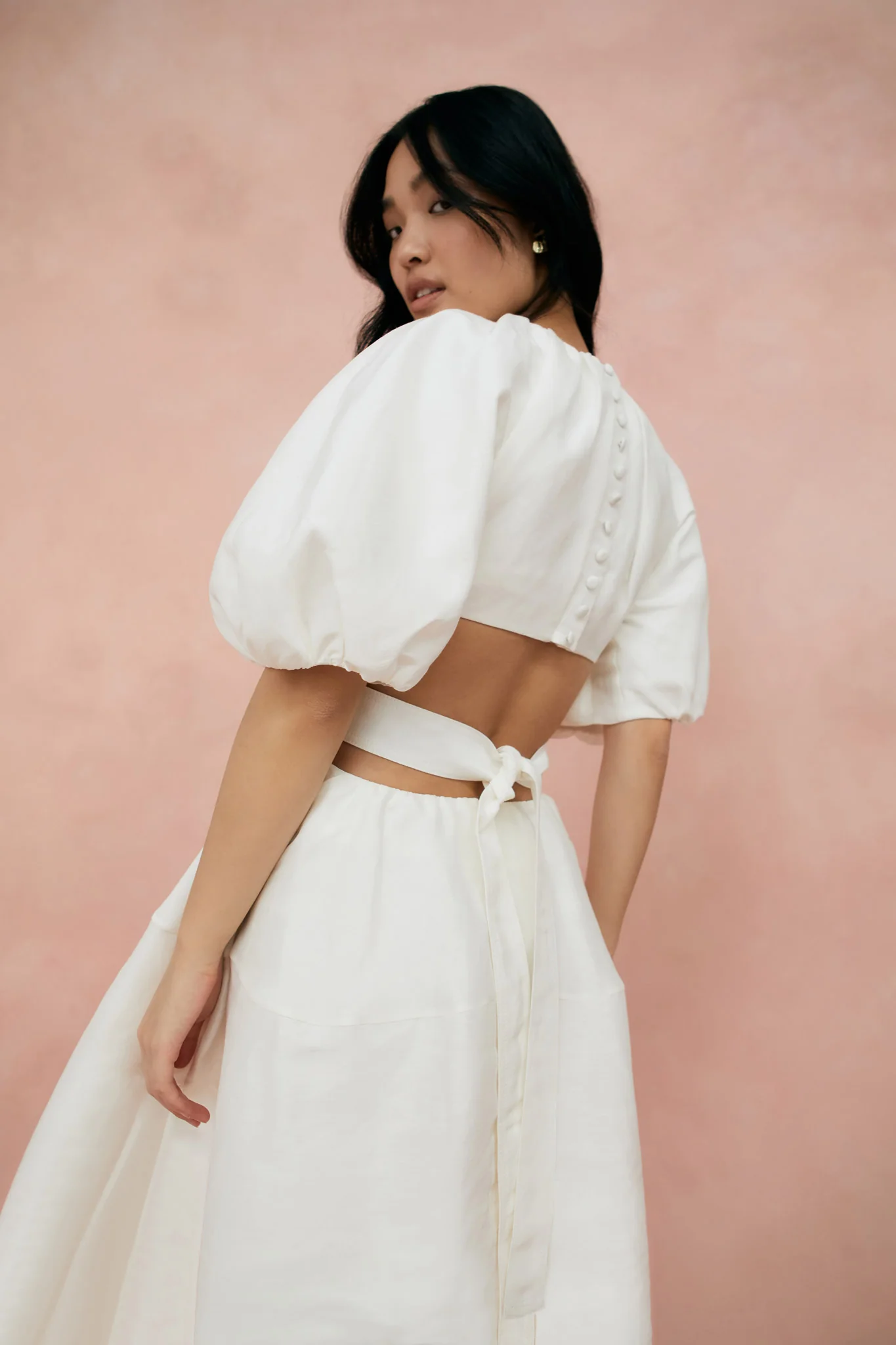 Mimosa Cutout Midi Dress - Image 6