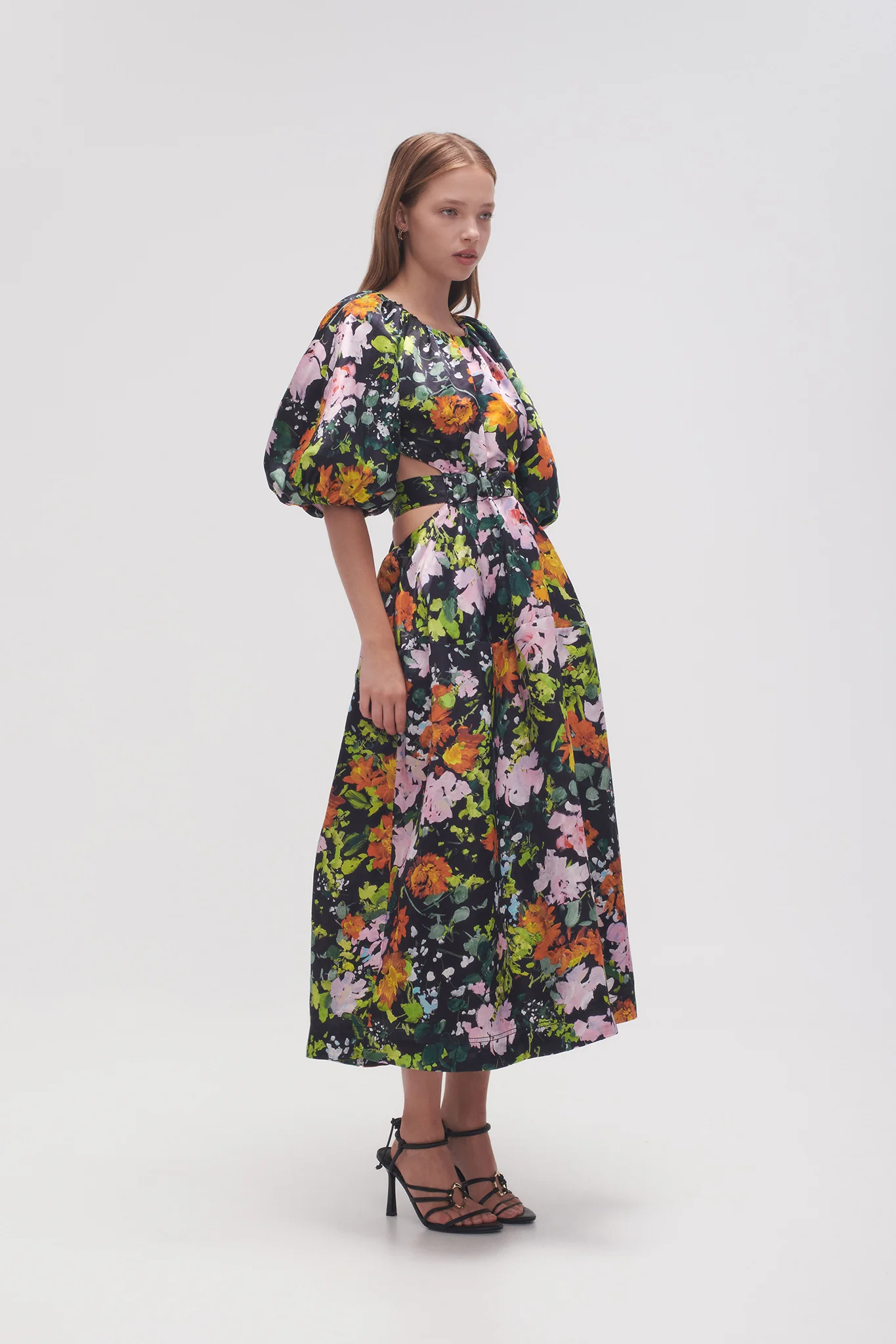 Mimosa Cutout Midi Dress - Image 4