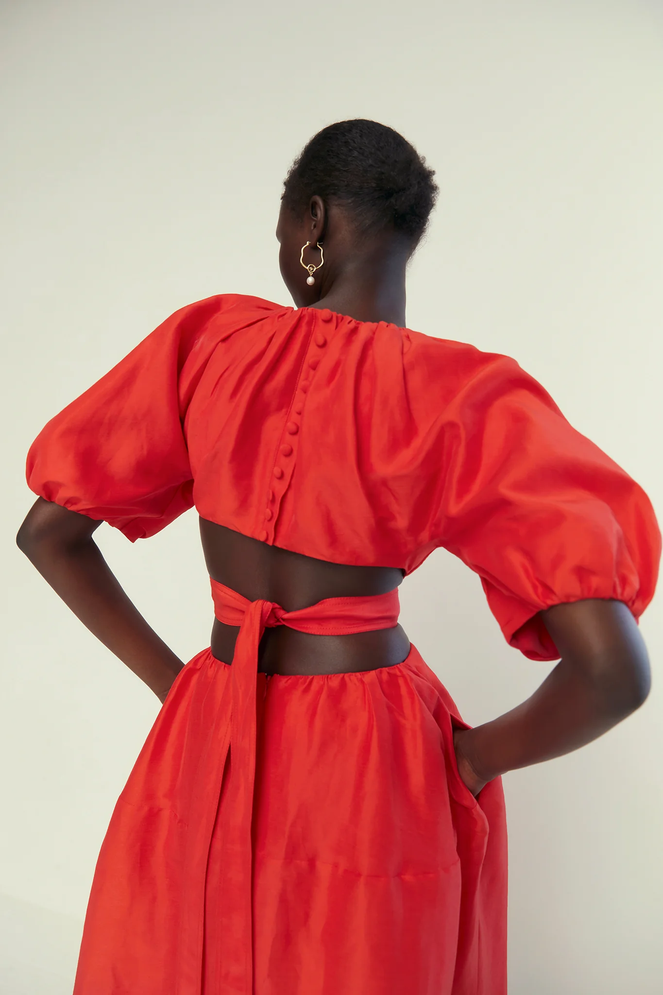 Mimosa Cutout Midi Dress - Image 3