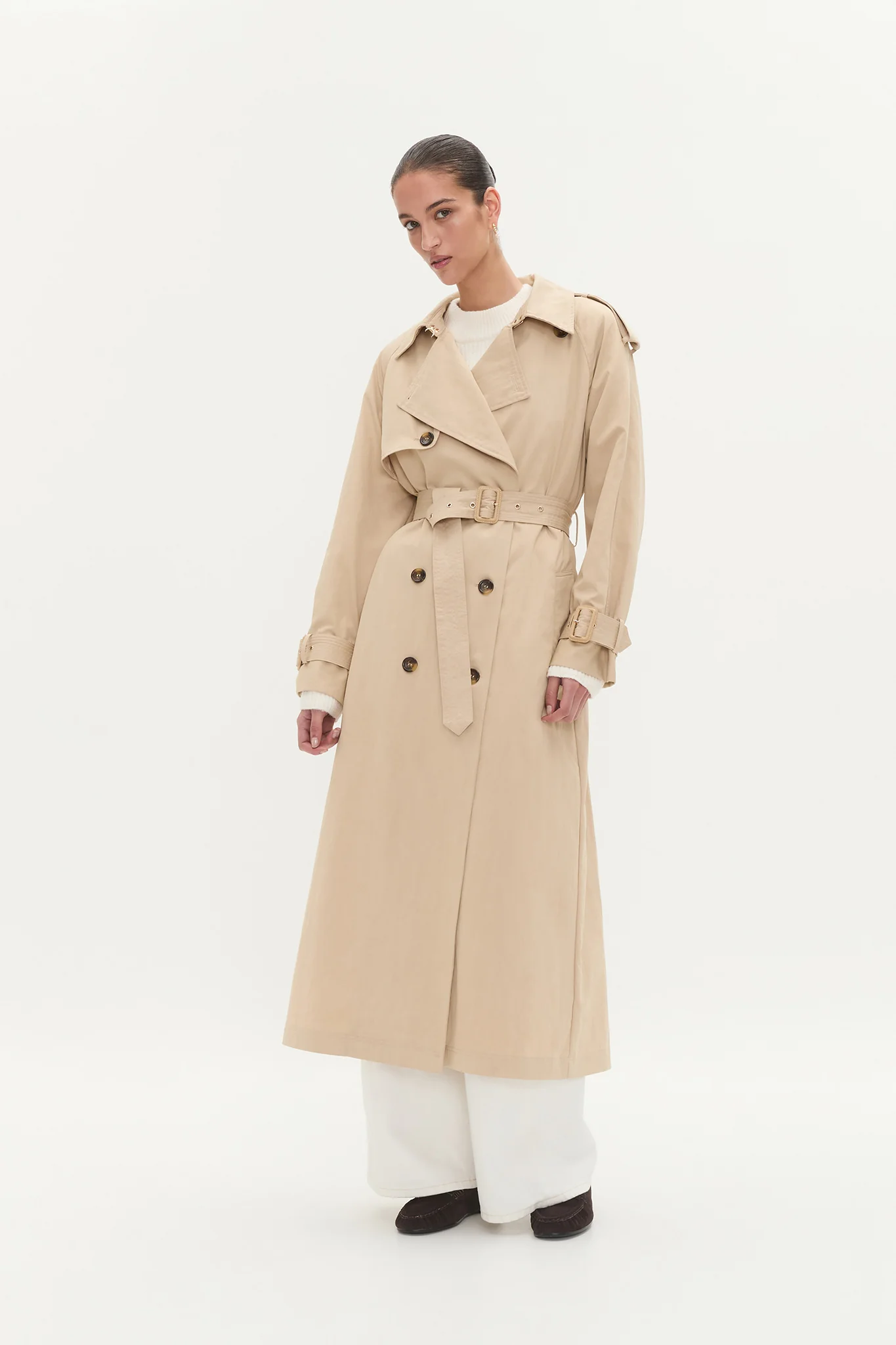 Mineral Belted Trench Coat - Image 3