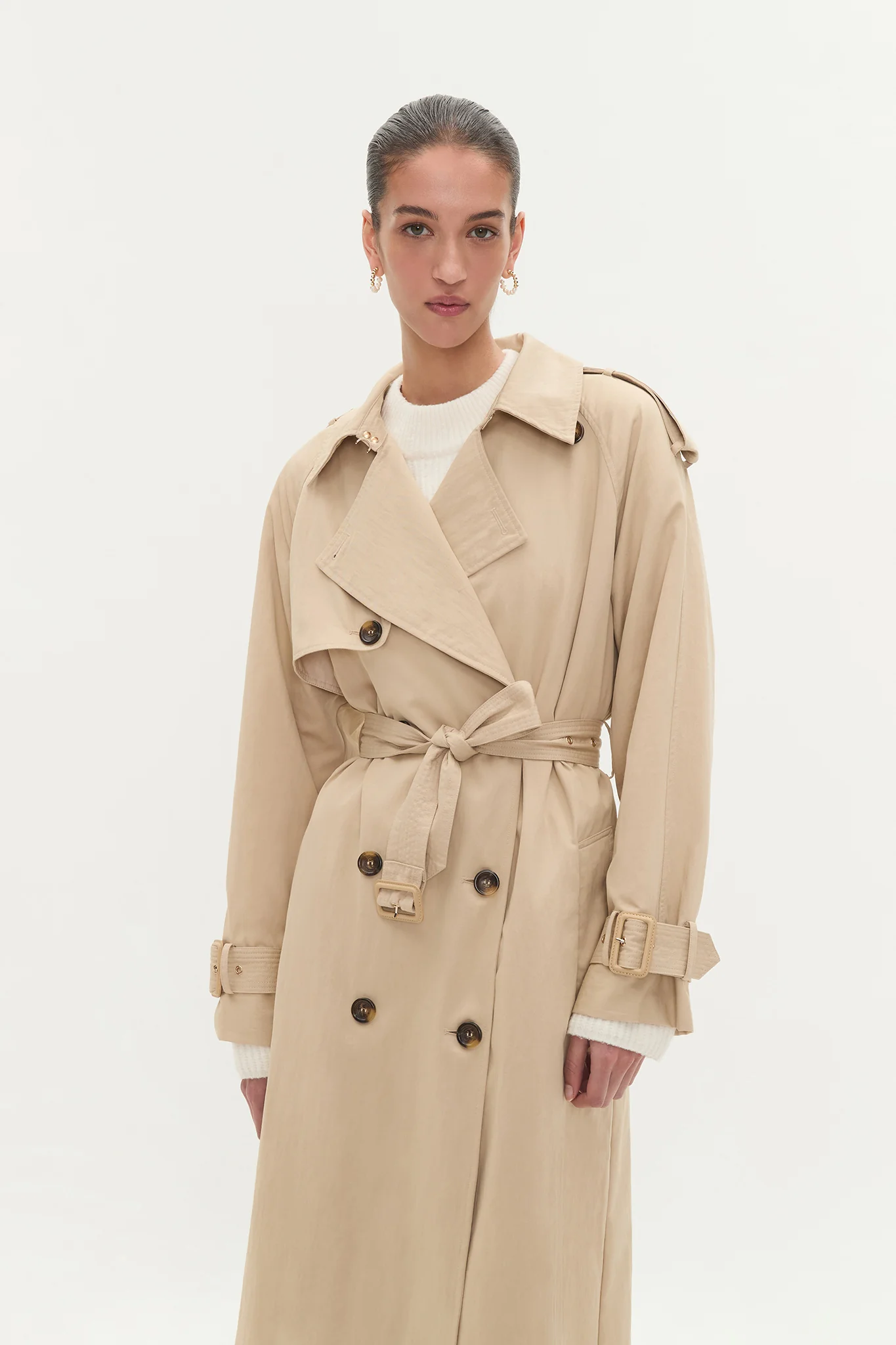 Mineral Belted Trench Coat - Image 4
