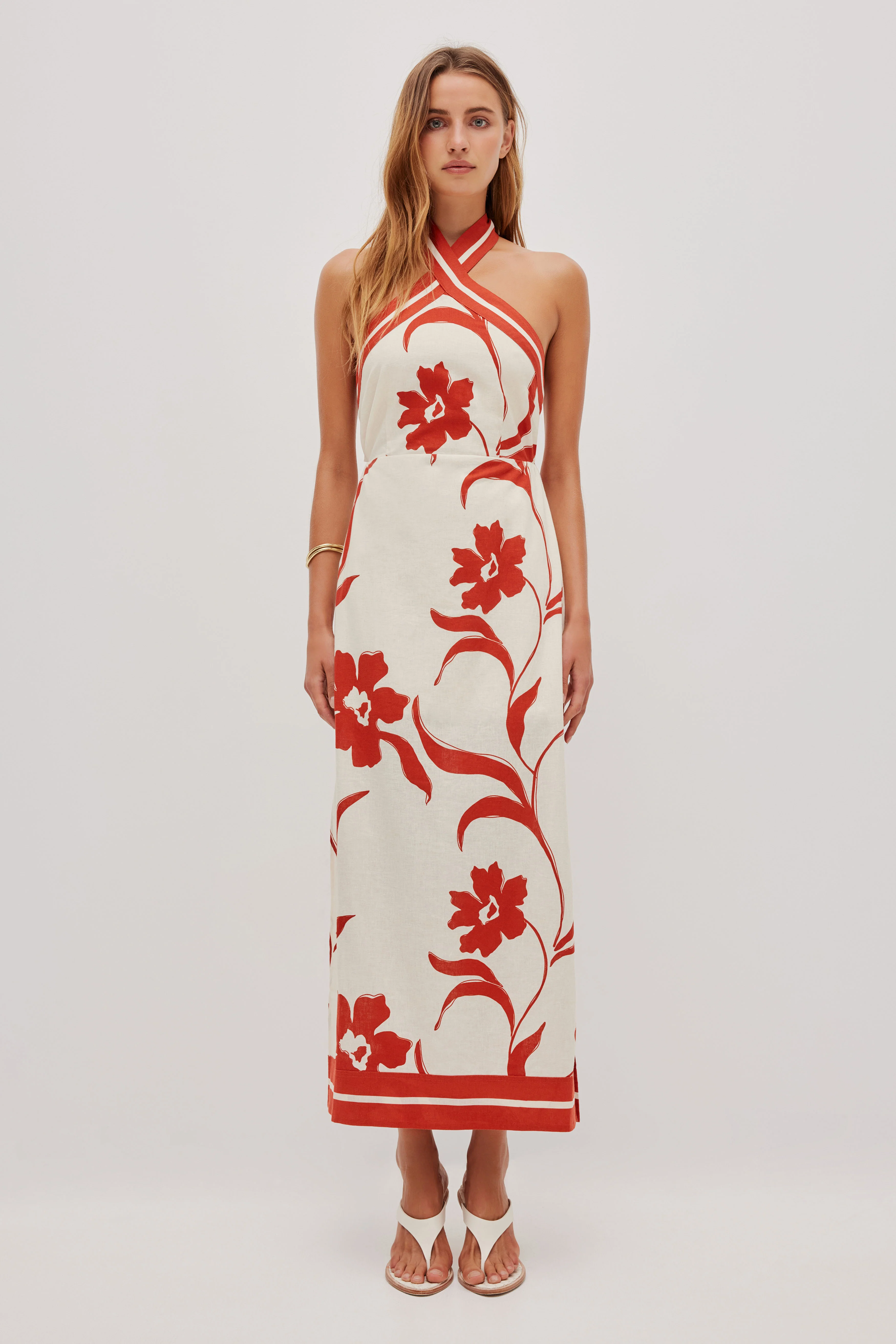 Mireya Halter Midi Dress - Image 5