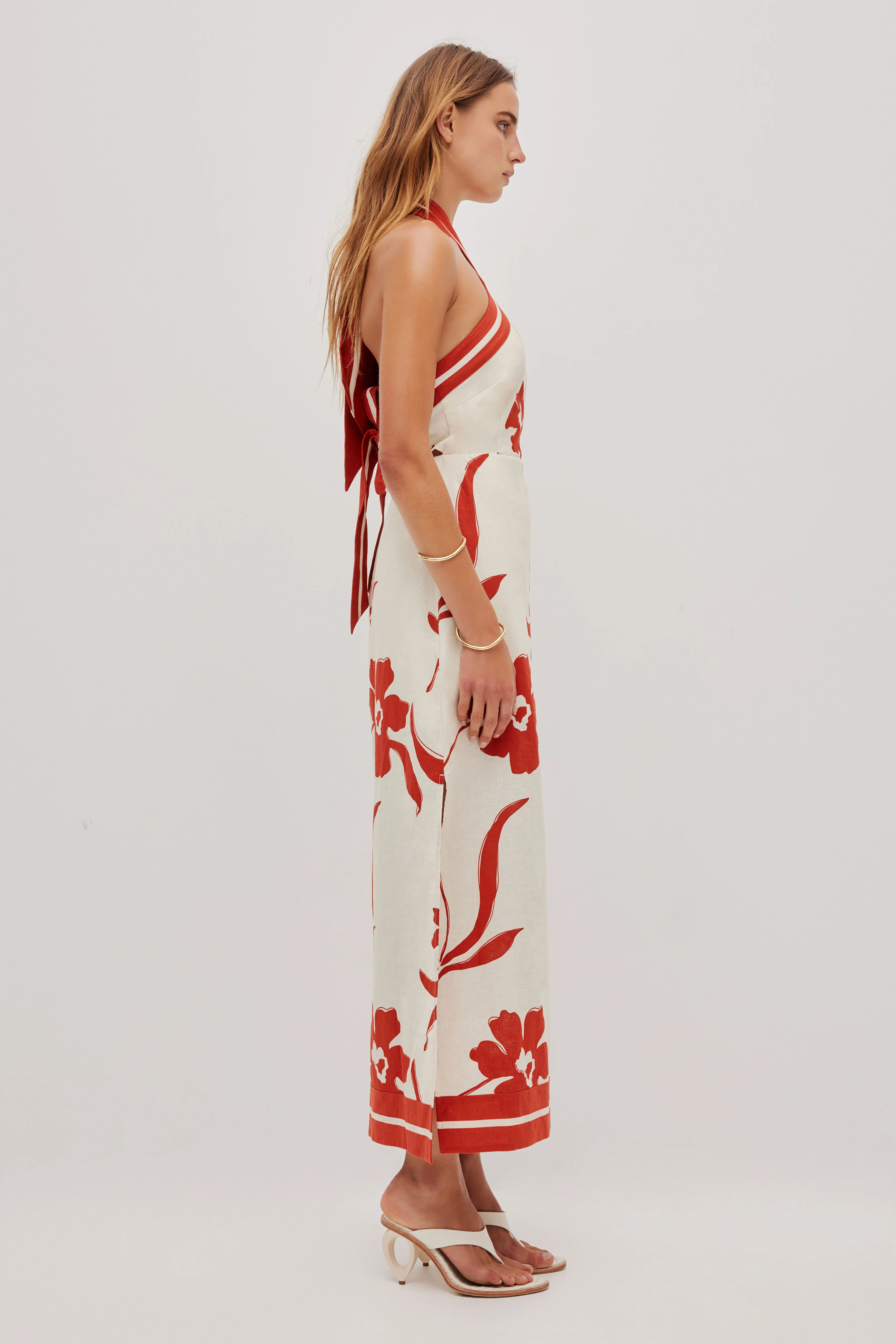 Mireya Halter Midi Dress - Image 6