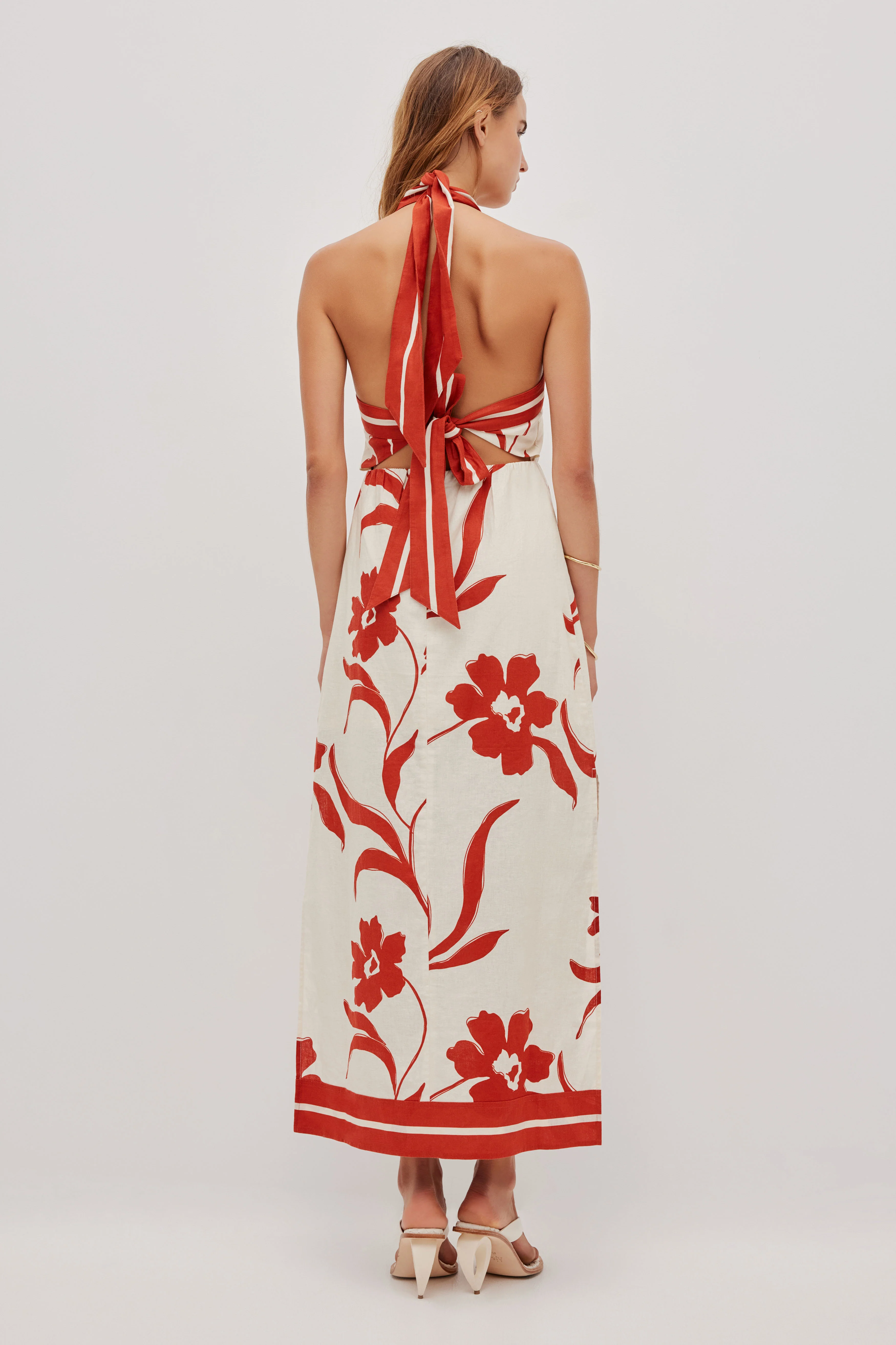 Mireya Halter Midi Dress - Image 7