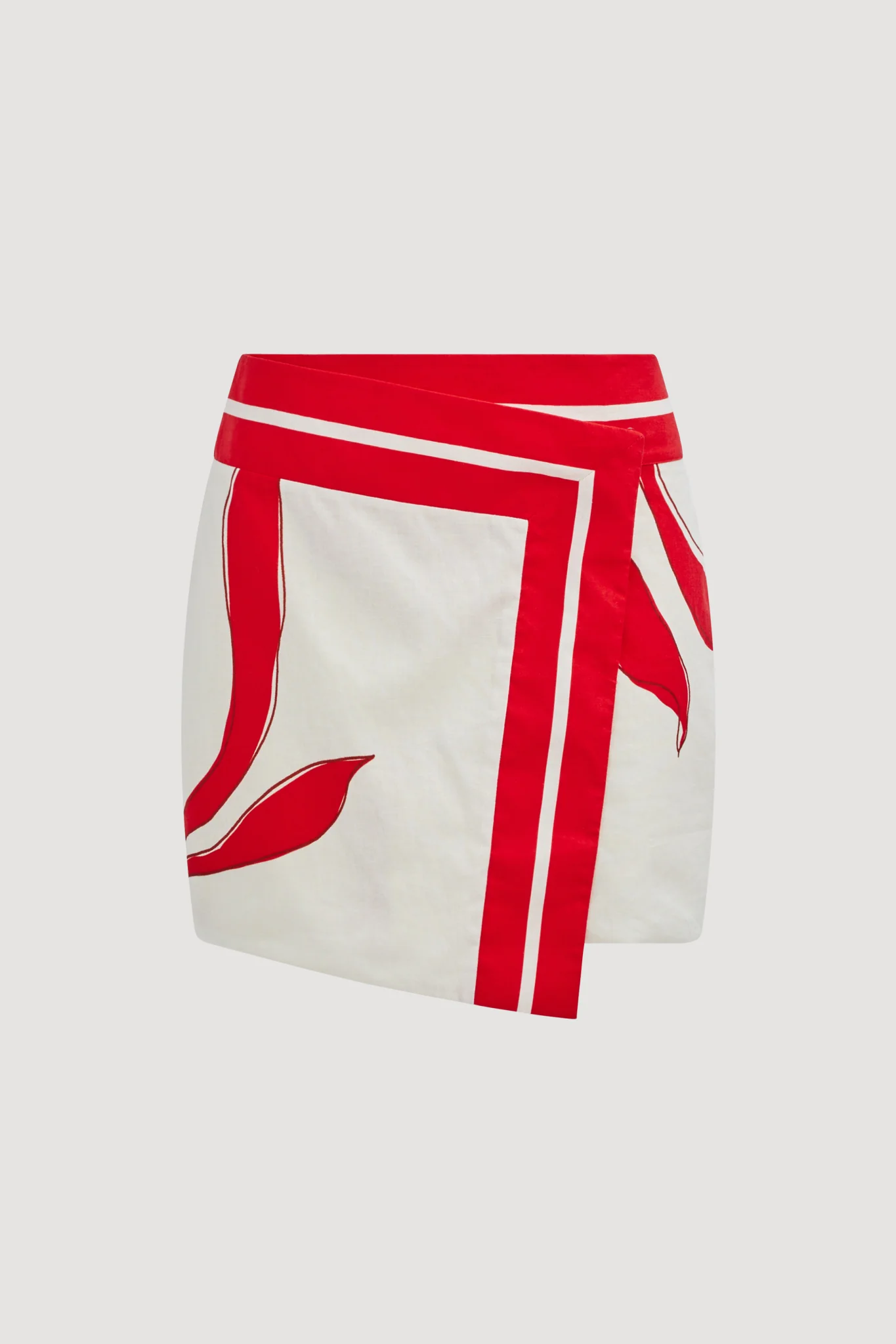 Mireya Wrap Mini Skirt - Image 2