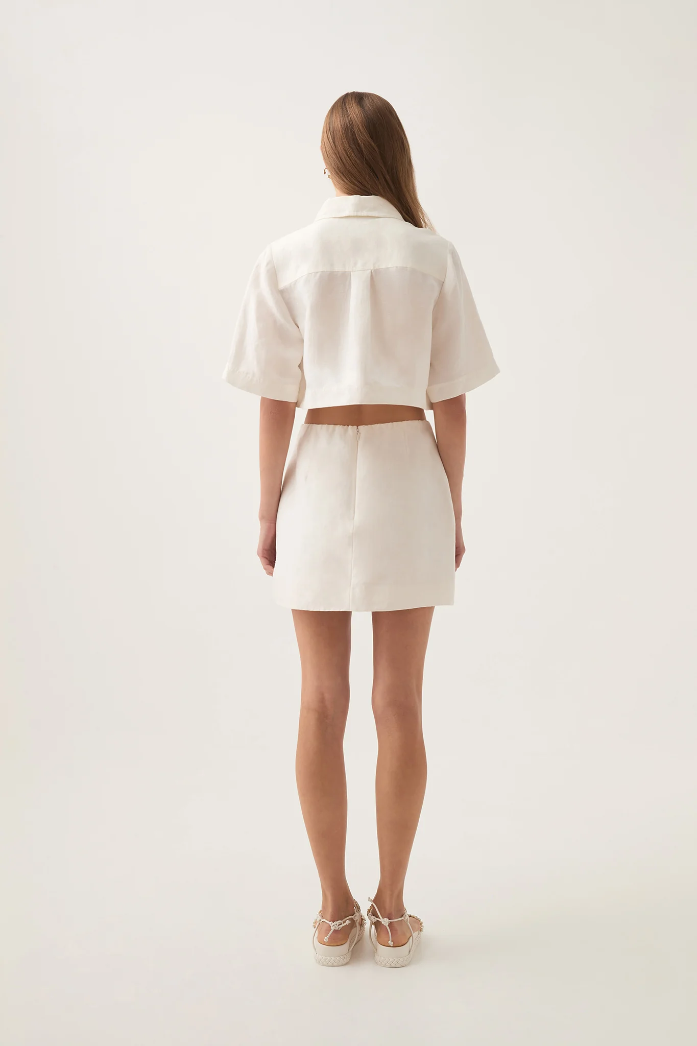 Mirrors Embroidered Mini Skirt - Image 6