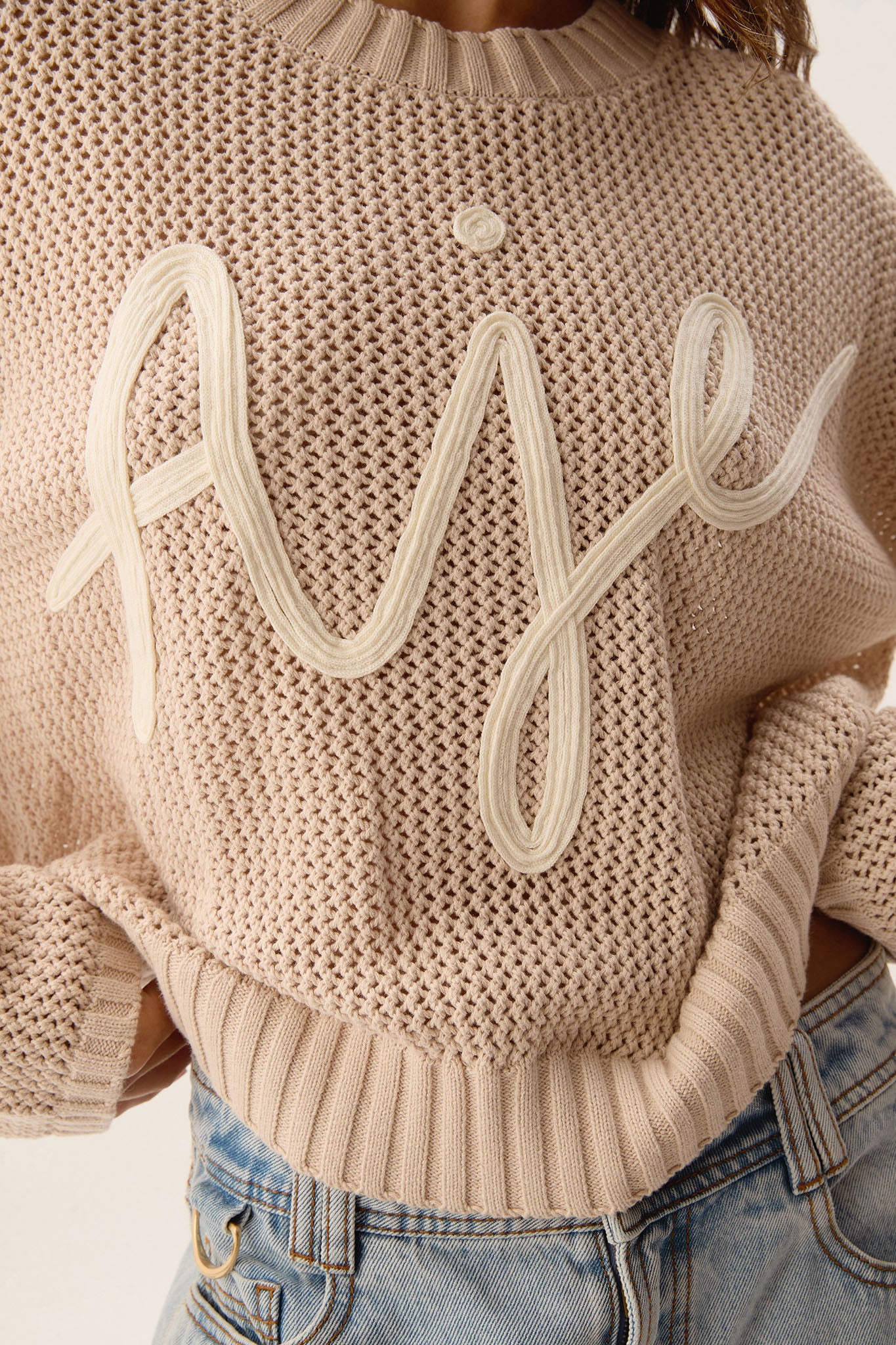Mural Oversized Logo Jumper - Image 5