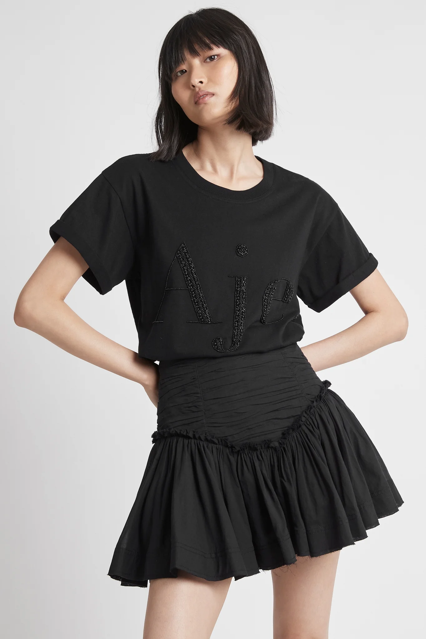 New Wave Mini Skirt