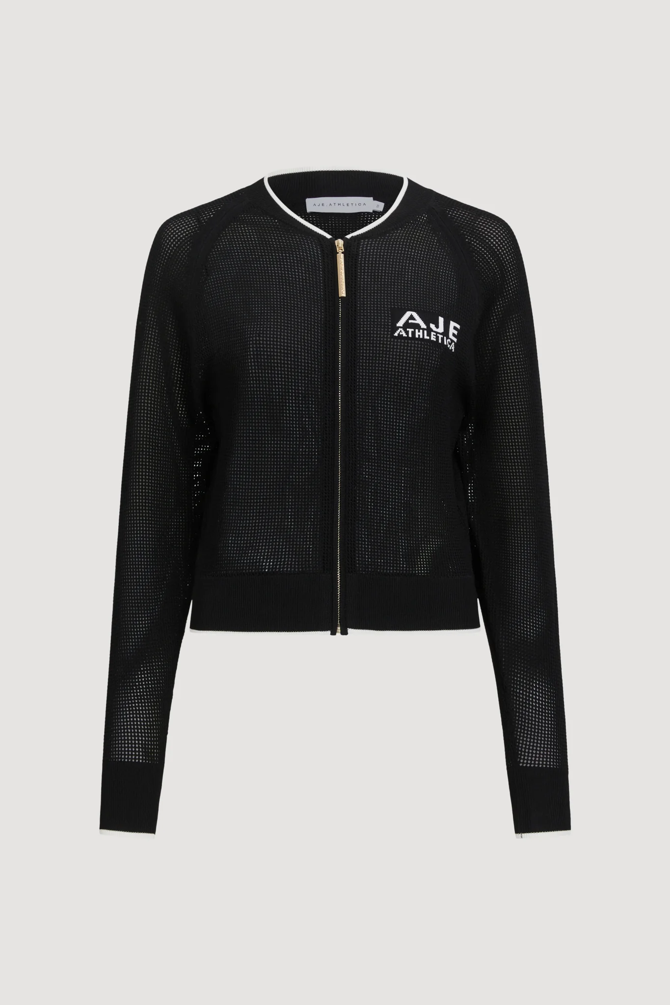 Open Knit Zip Jacket 168 - Image 2
