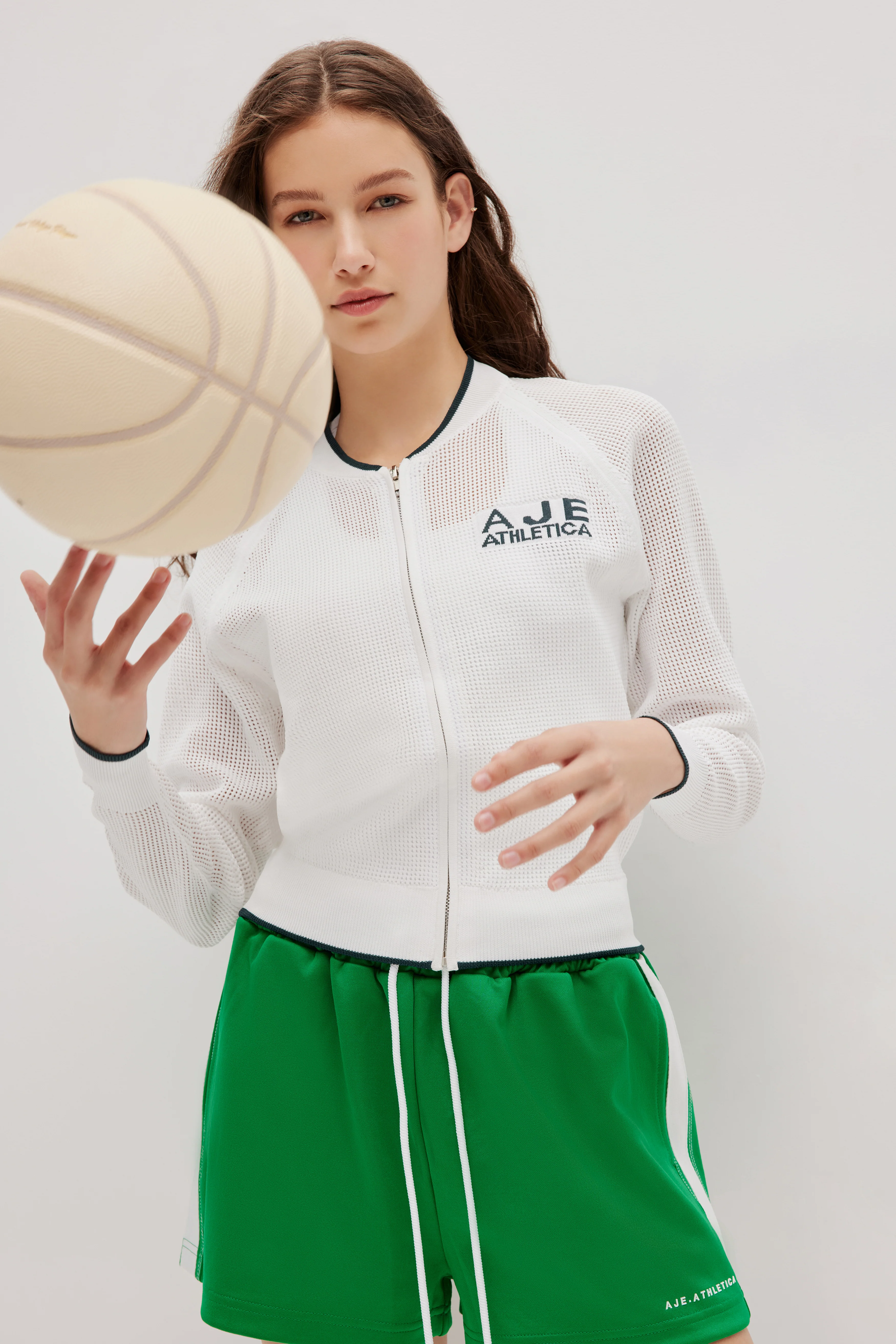 Open Knit Zip Jacket 168 - Image 8